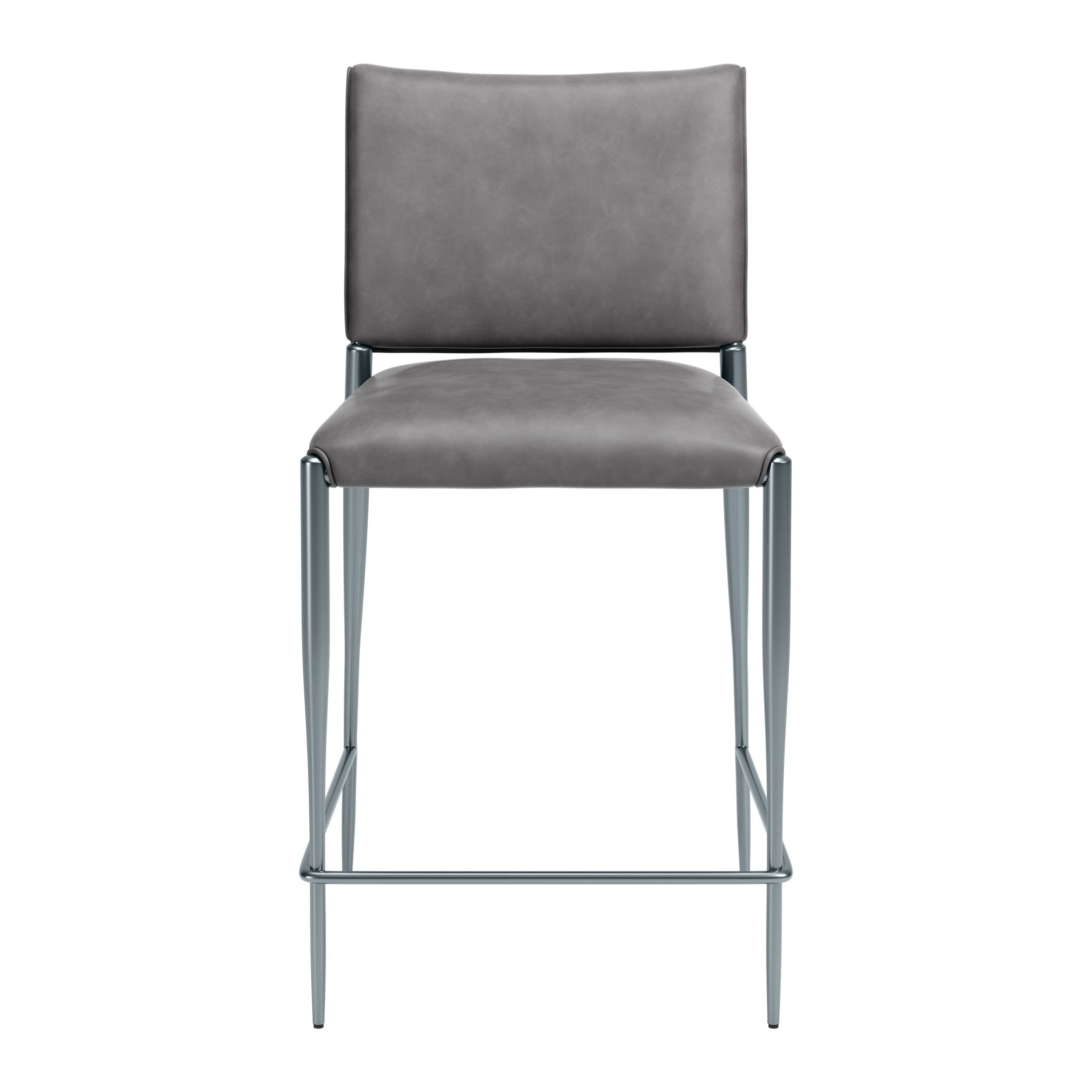 Freesia Counter Stool (Set of 2) Charcoal Gray