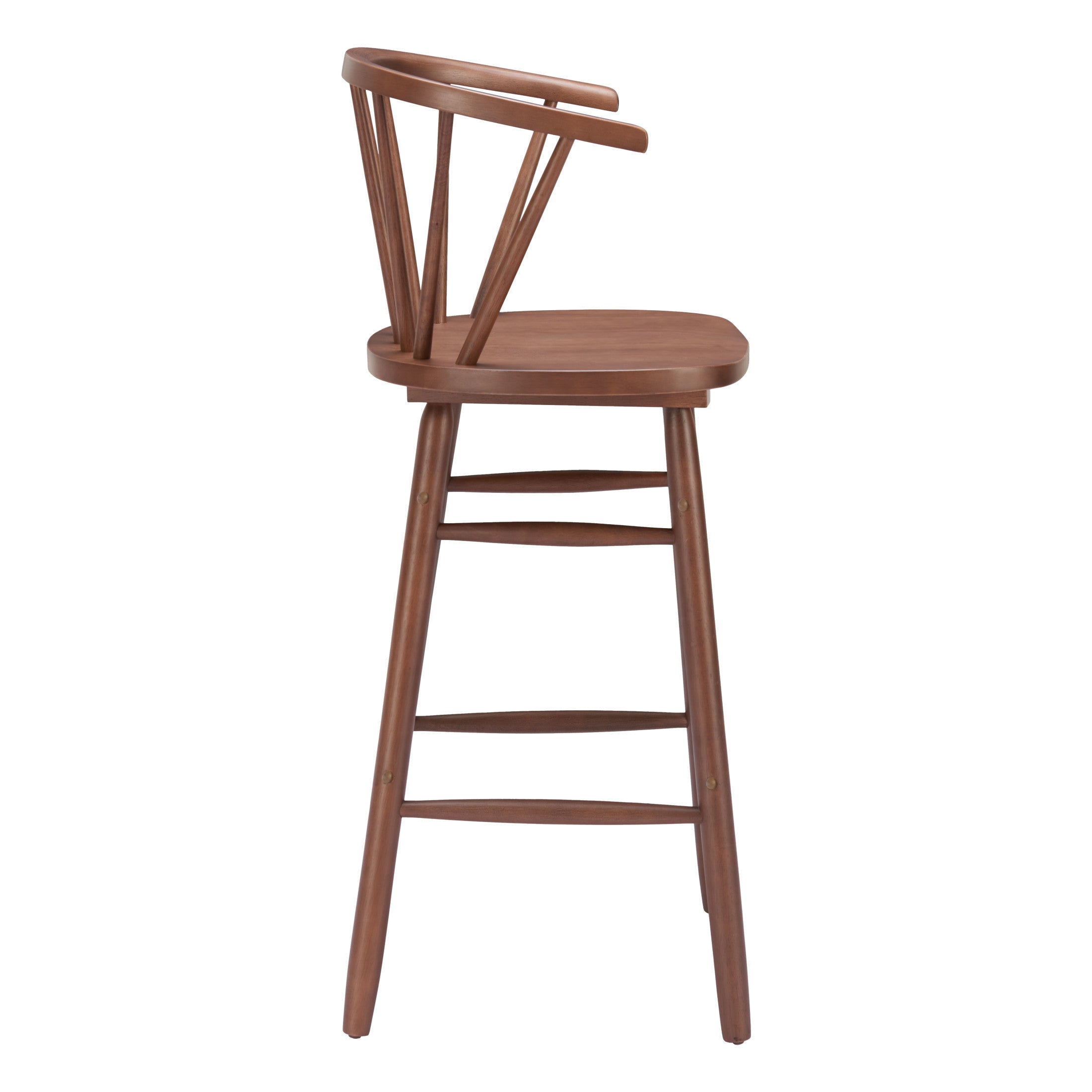 Stenger Barstool (Set of 2) Walnut