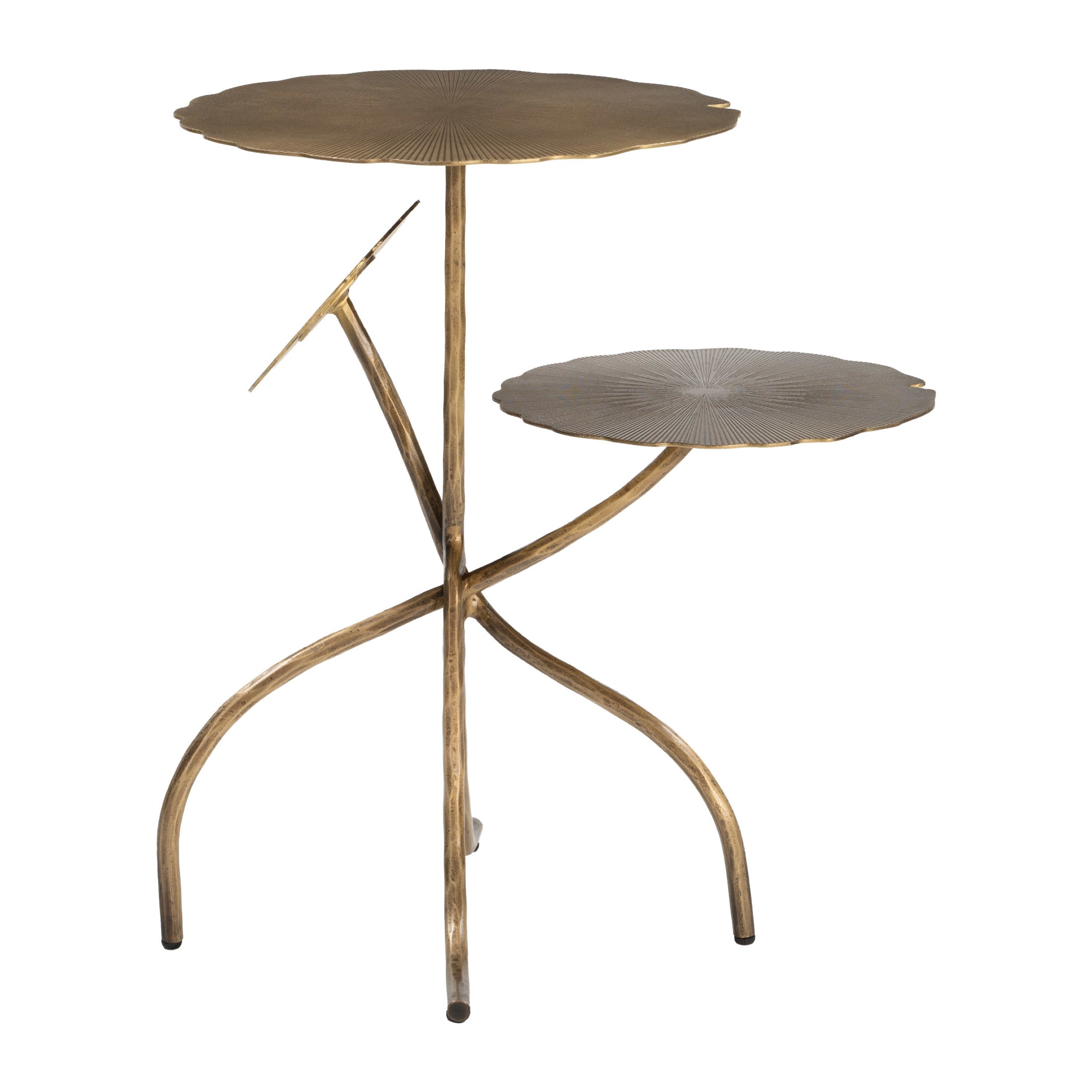 Mavro Accent Table Brass