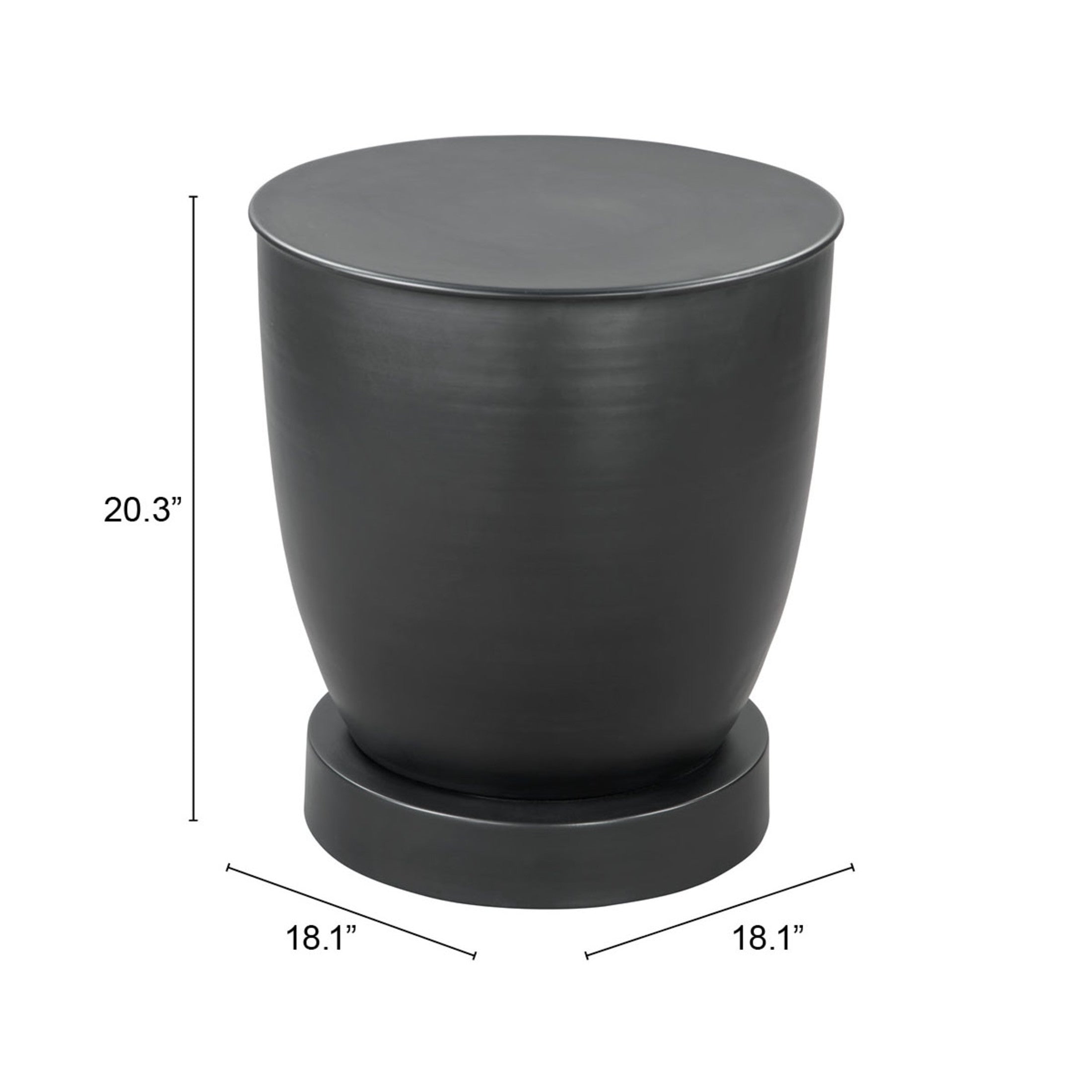 Baku Side Table Black