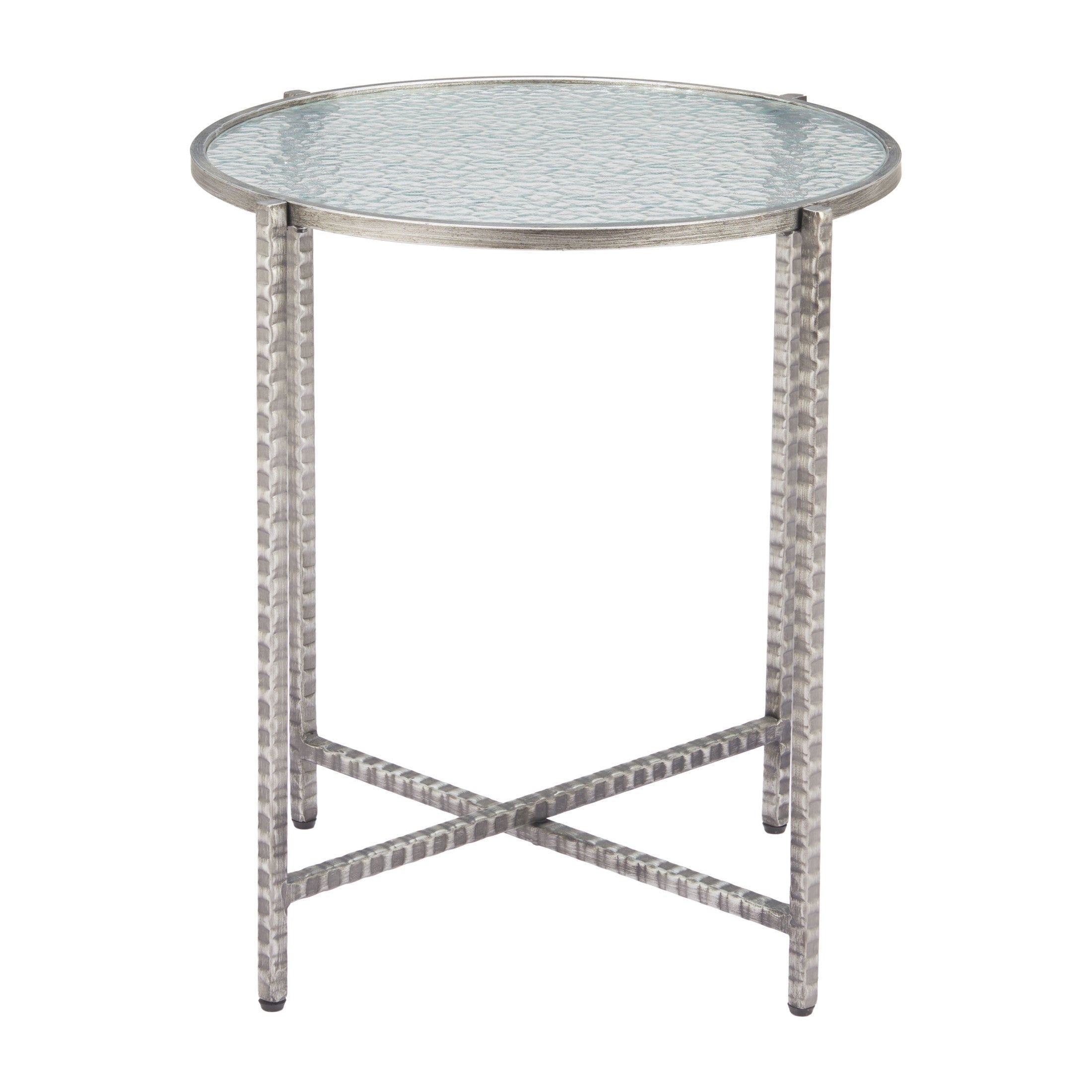 Vetro Side Table Silver