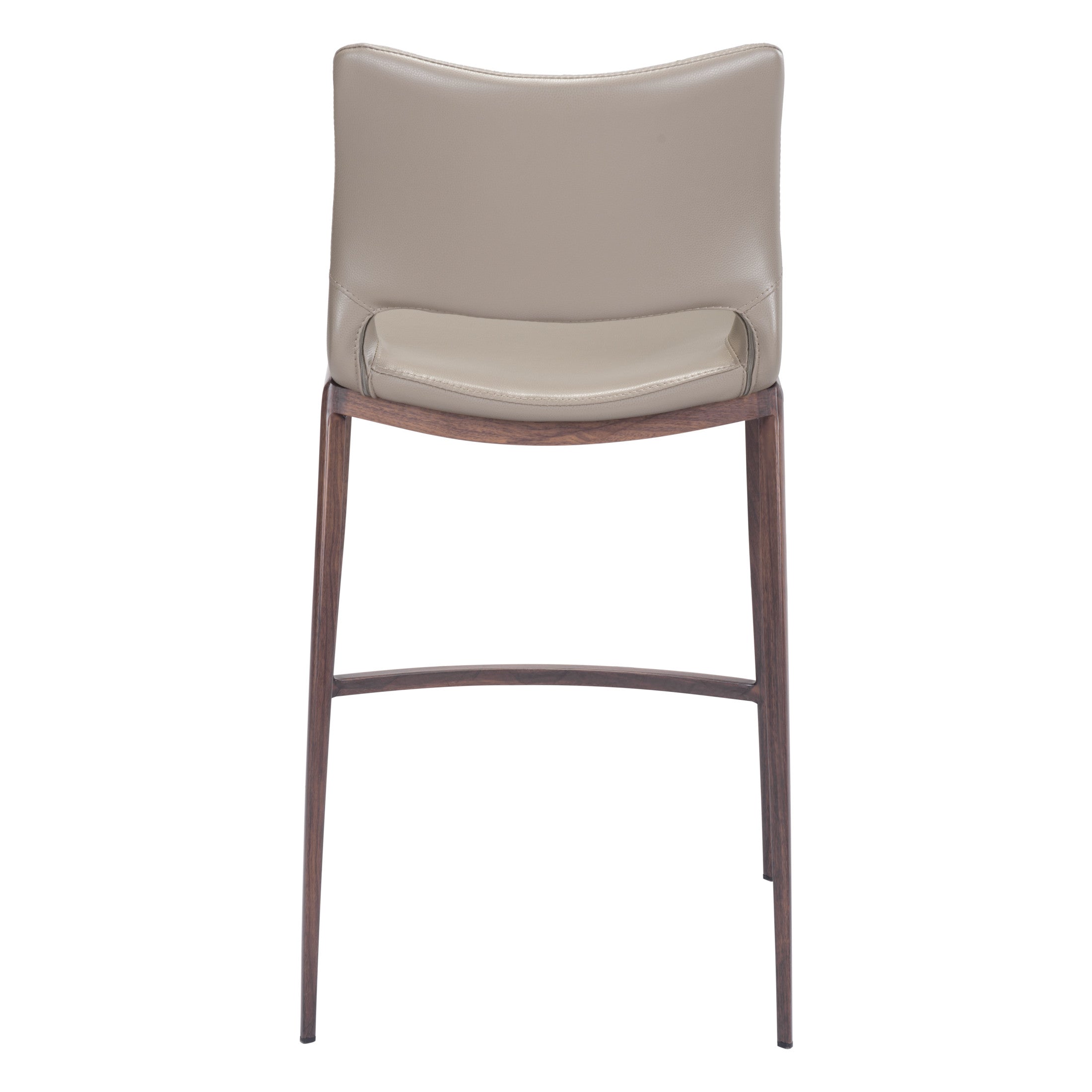 Ace Counter Stool (Set of 2) Brown & Walnut