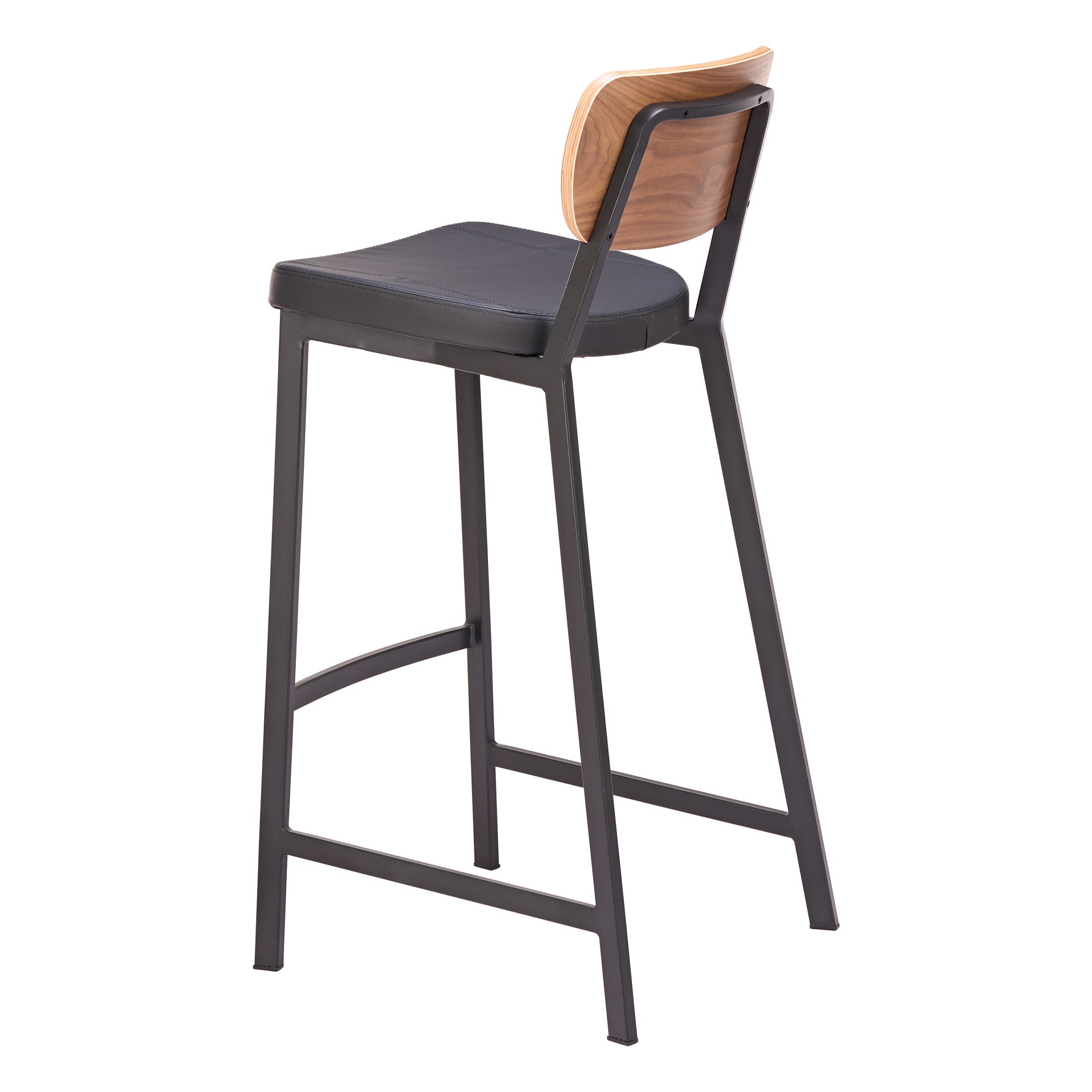 Ardenne Barstool (Set of 2) Black & Brown