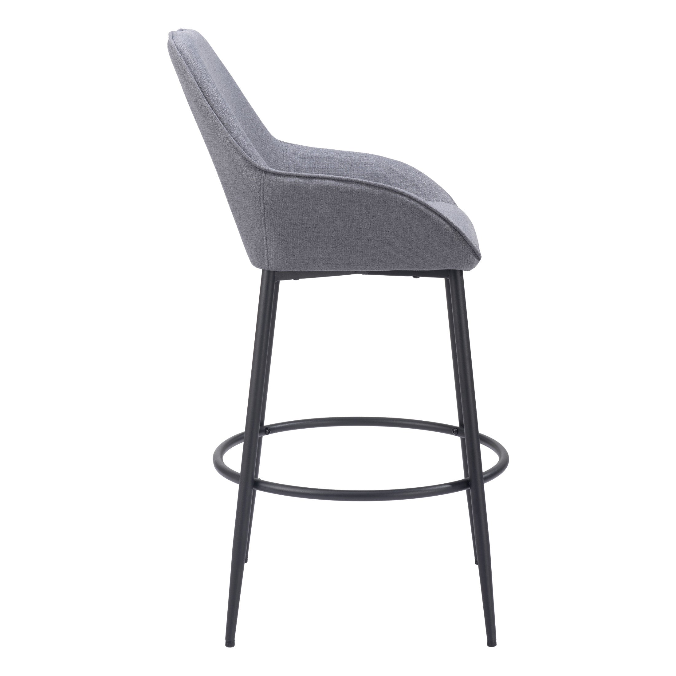 Vila Barstool (Set of 2) Gray