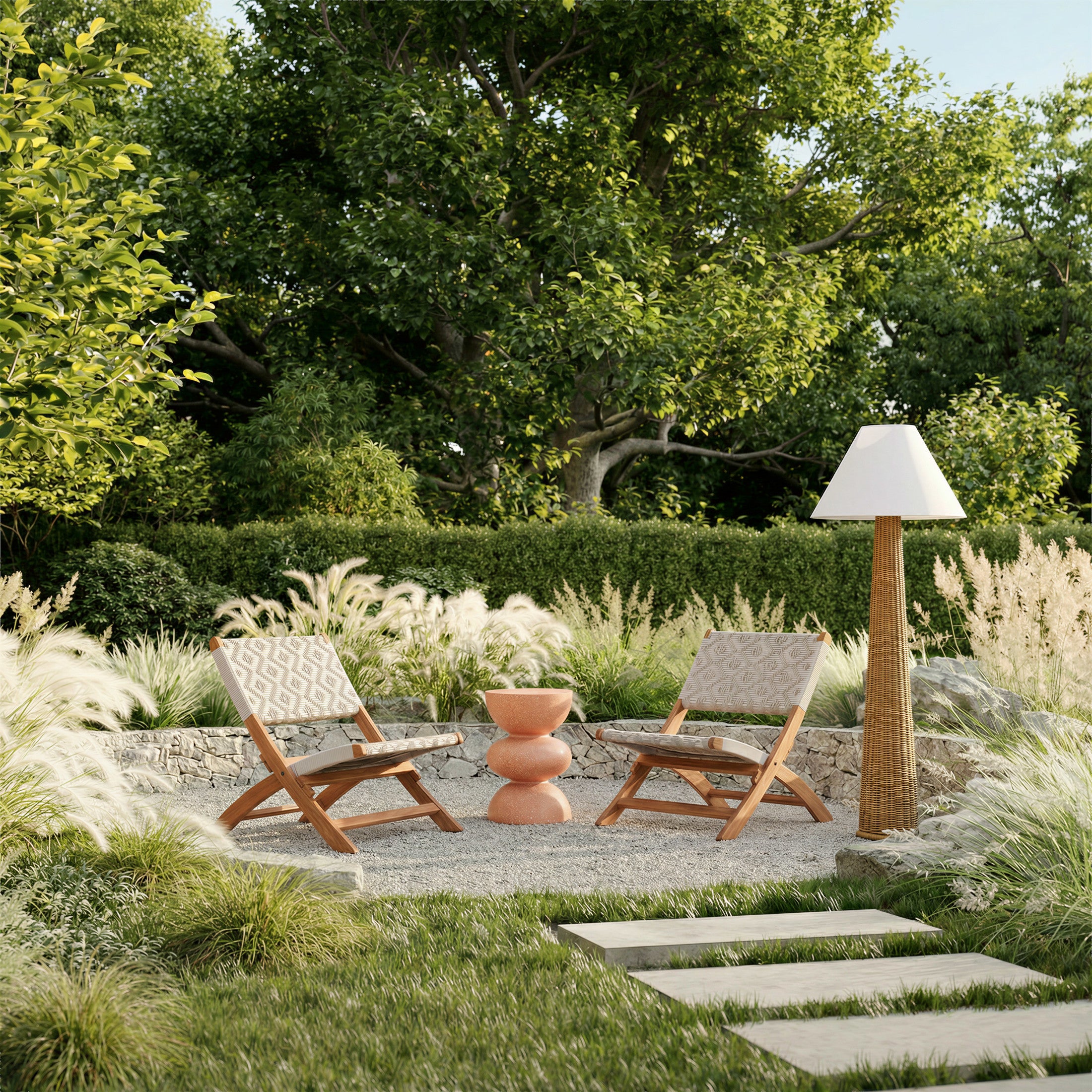 Tressa Side Table Terracotta