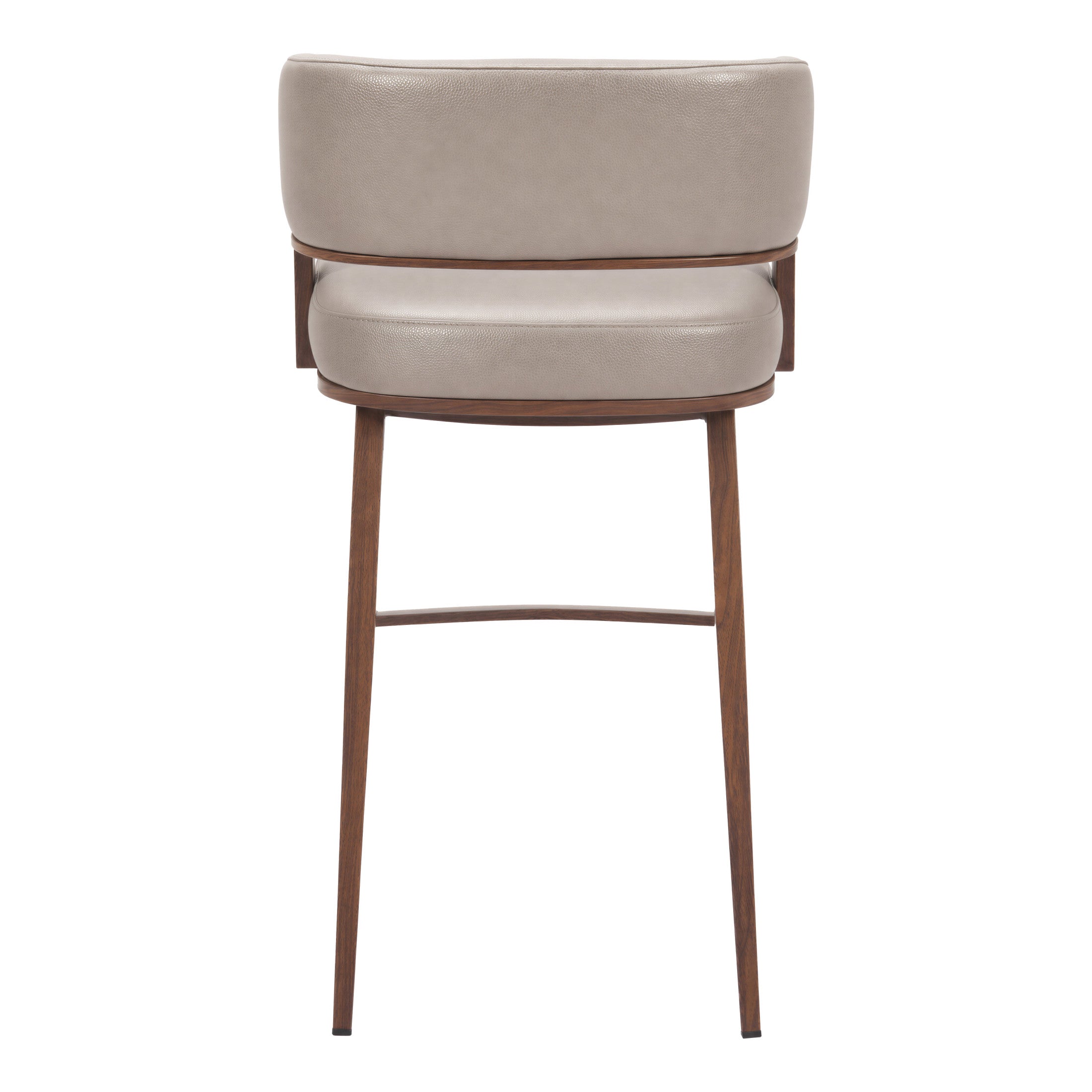 Poise Barstool Brown & Walnut