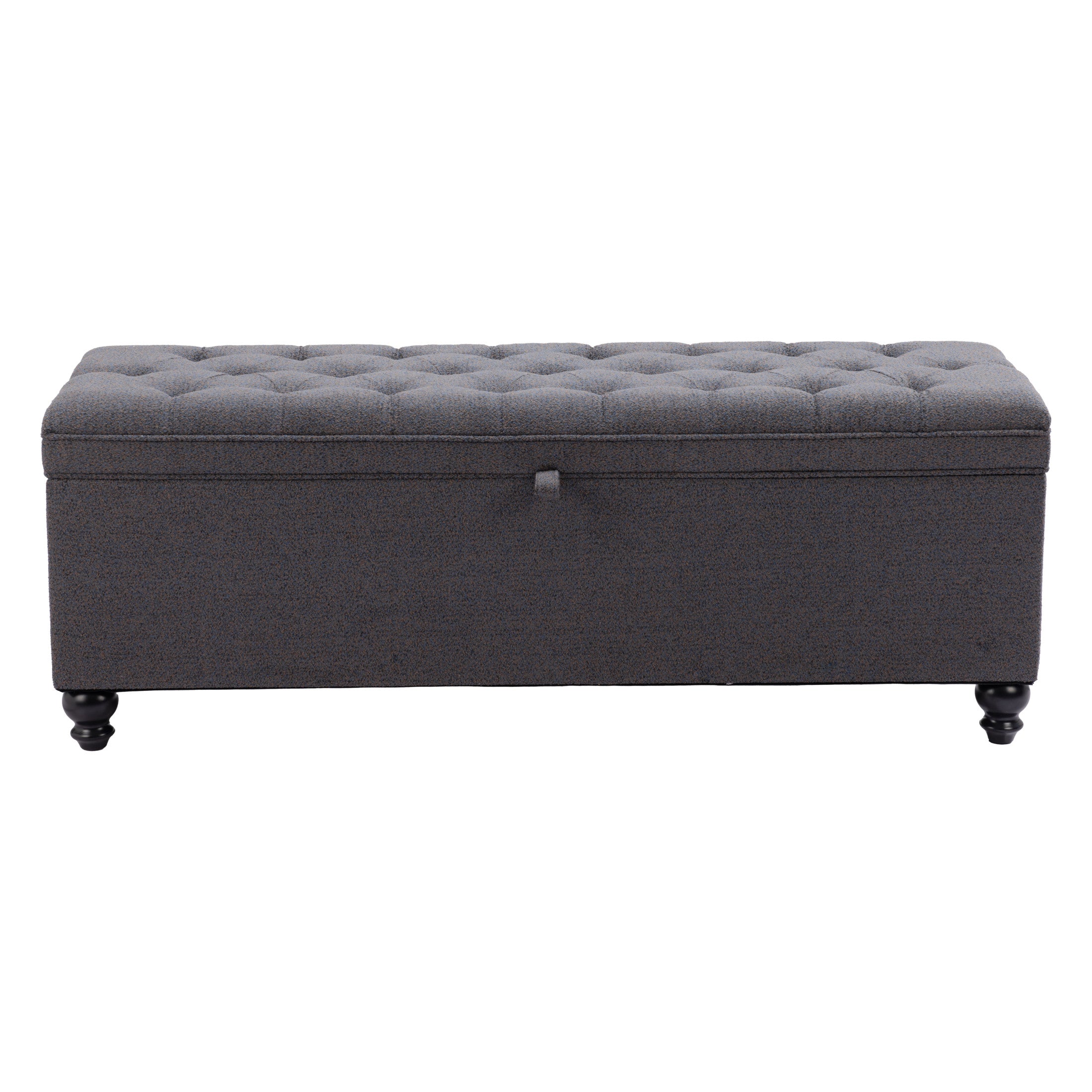 Halifax Storage Bench Gravel Gray