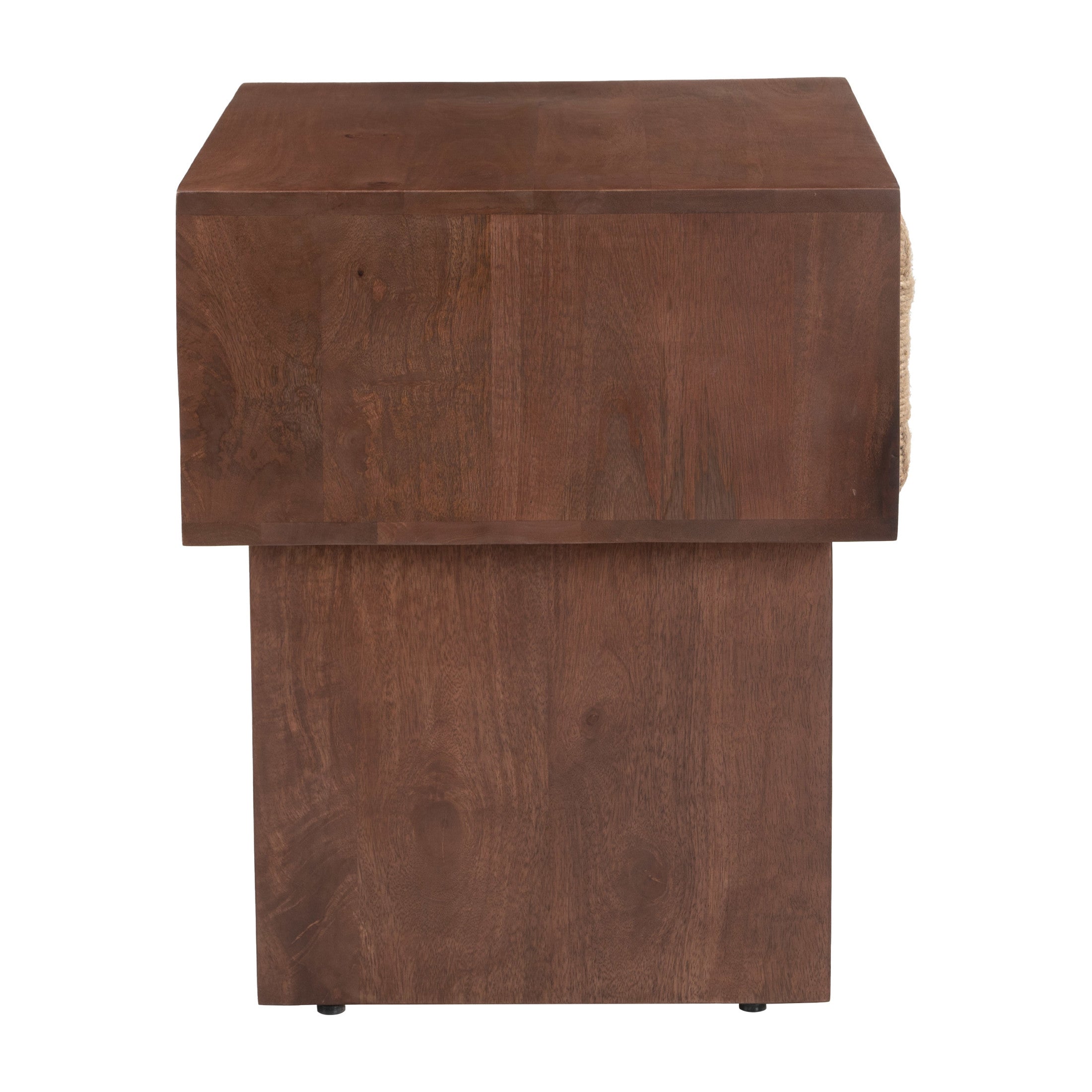 Amaria Nightstand Natural & Walnut