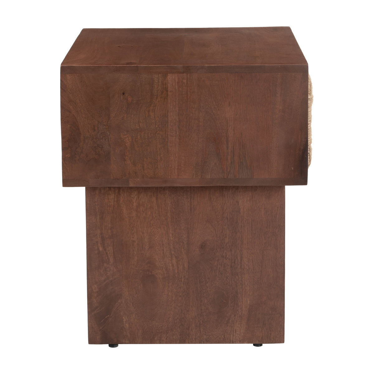 Amaria Nightstand Natural & Walnut