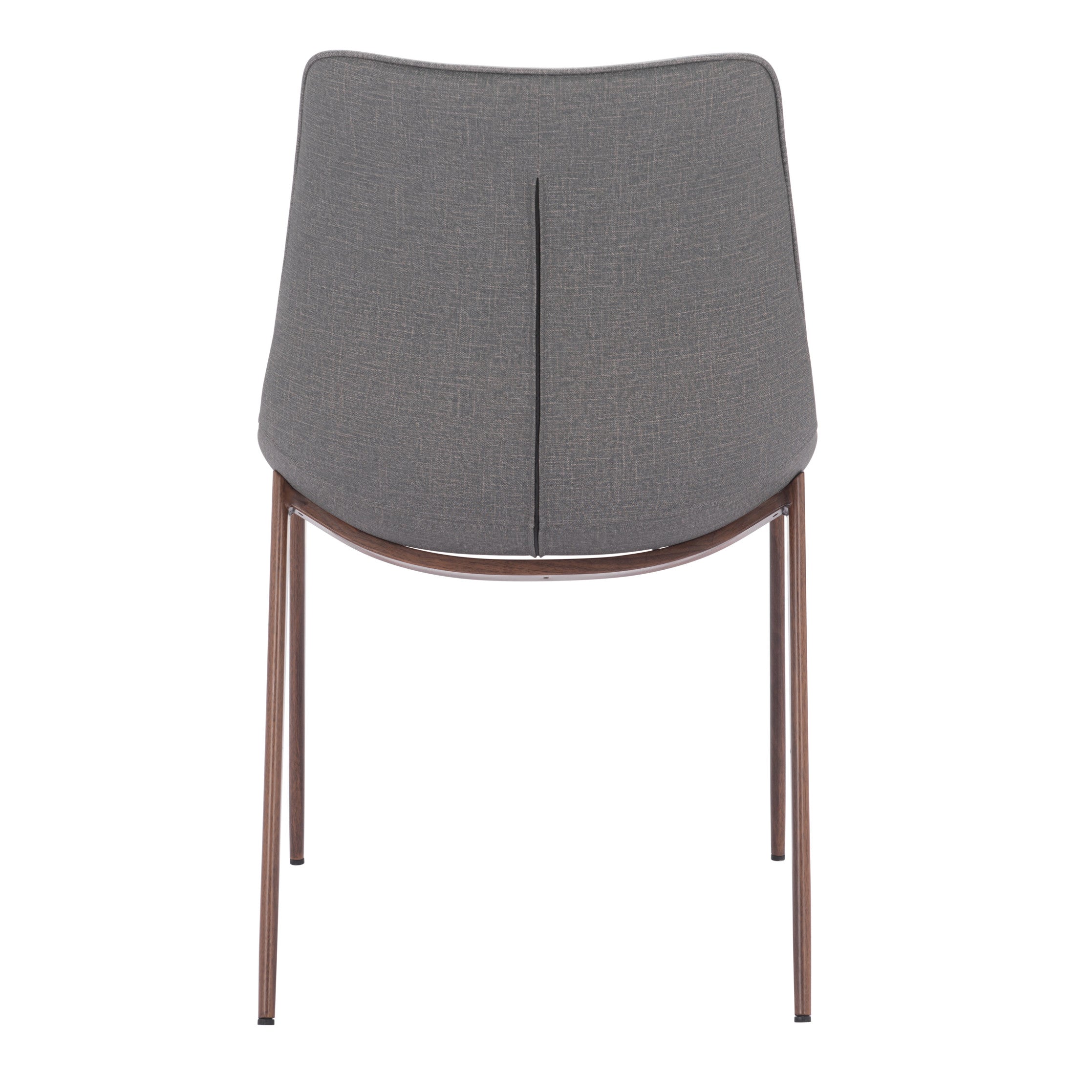 Magnus Dining Chair (Set of 2) Slate Gray & Walnut