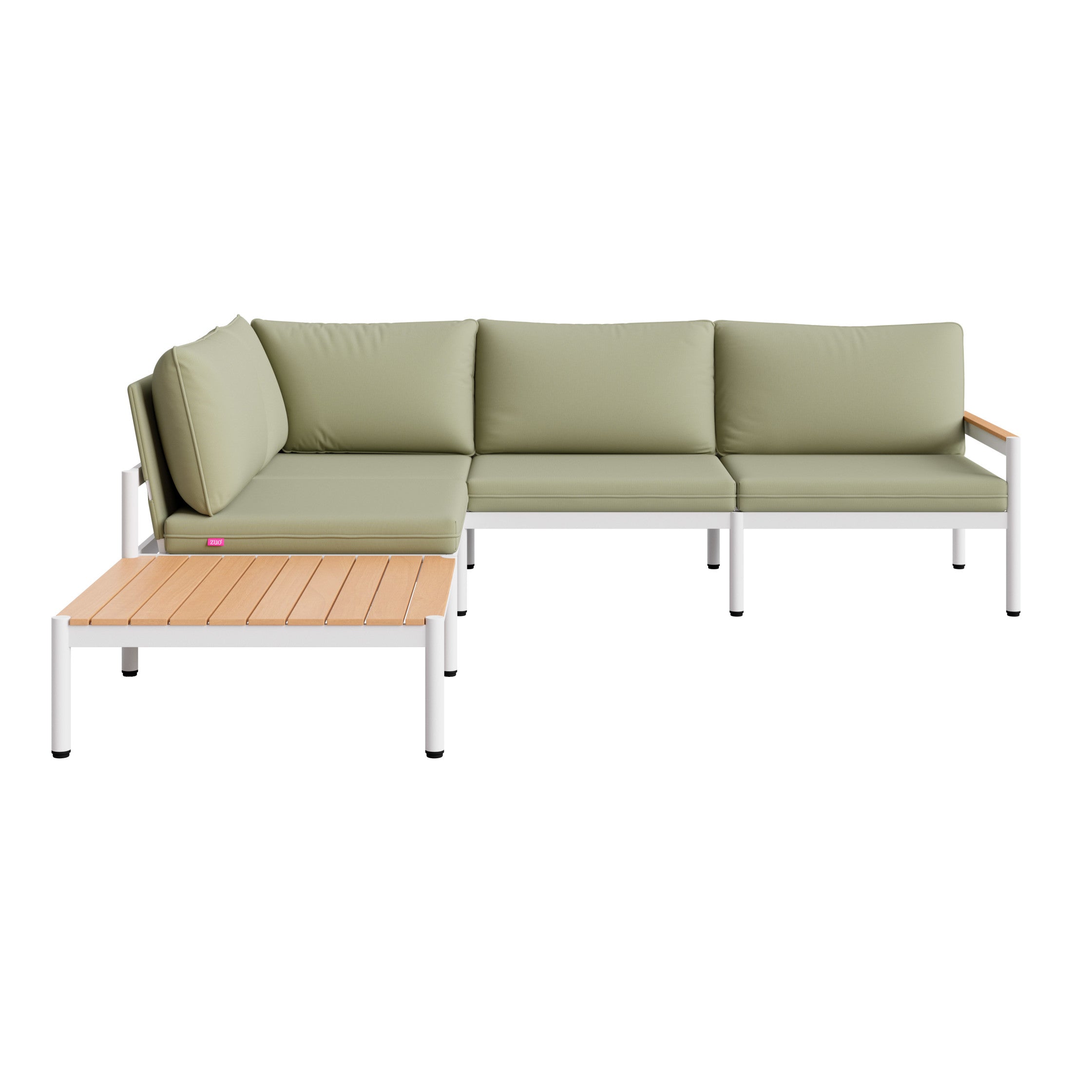 Lychee Modular Sectional Green