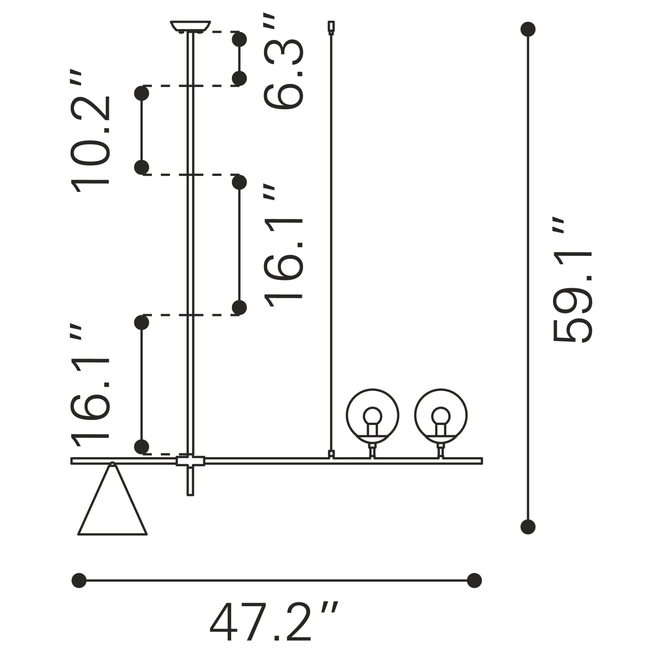 Richiza Ceiling Lamp Black