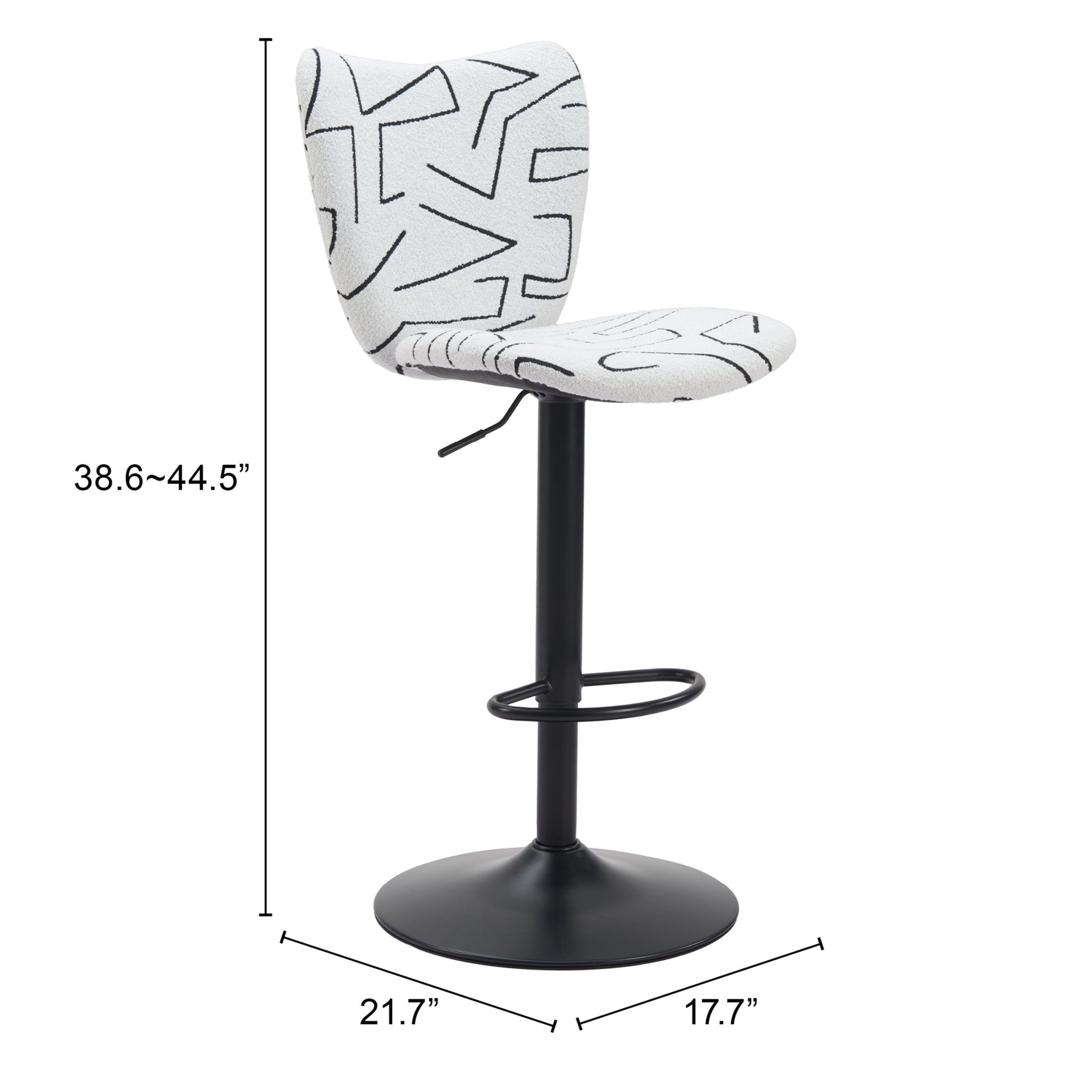Elevate Barstool (Set of 2) White