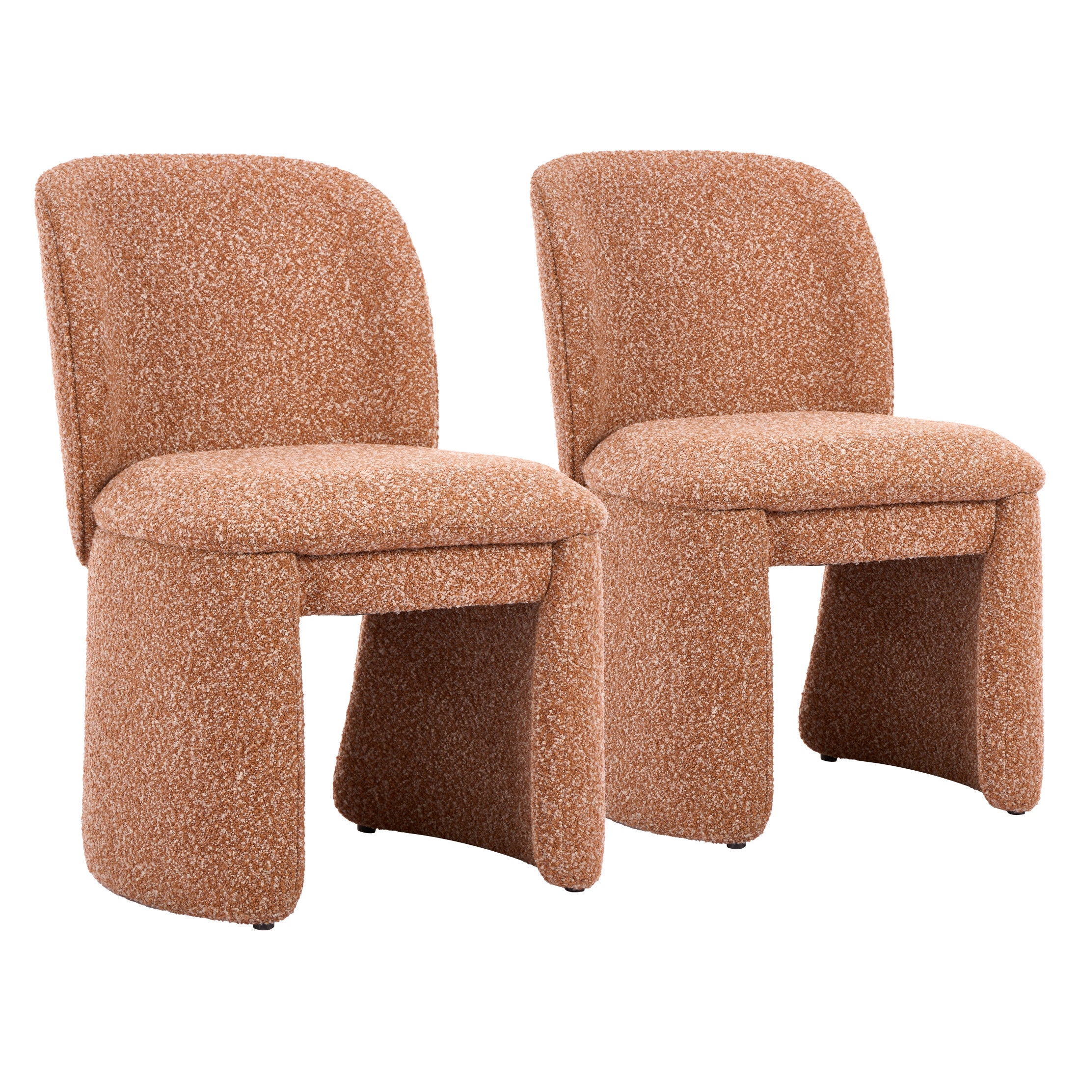Citrine Dining Chair (Set of 2) Biscuit Brown