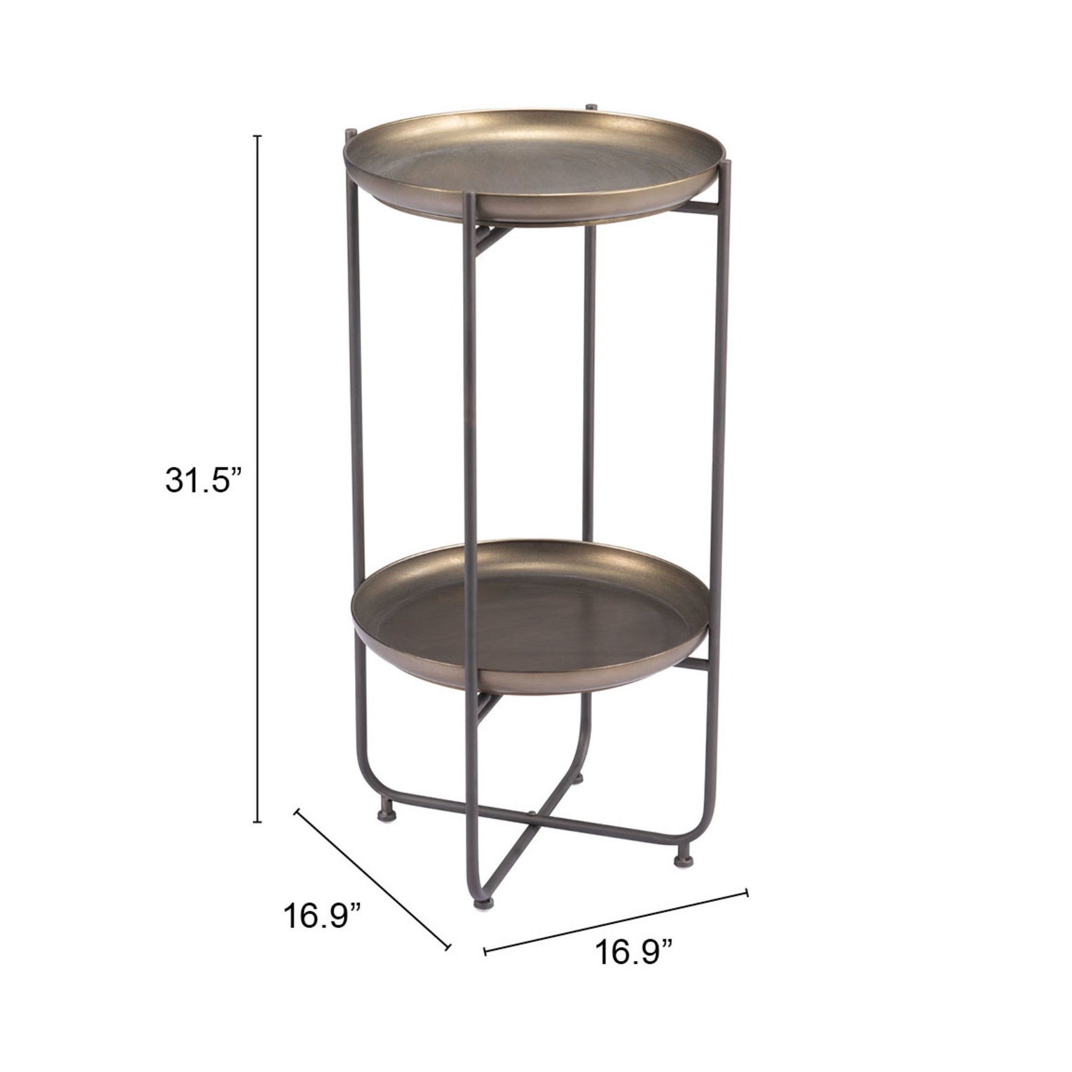 Bronson Accent Table Bronze