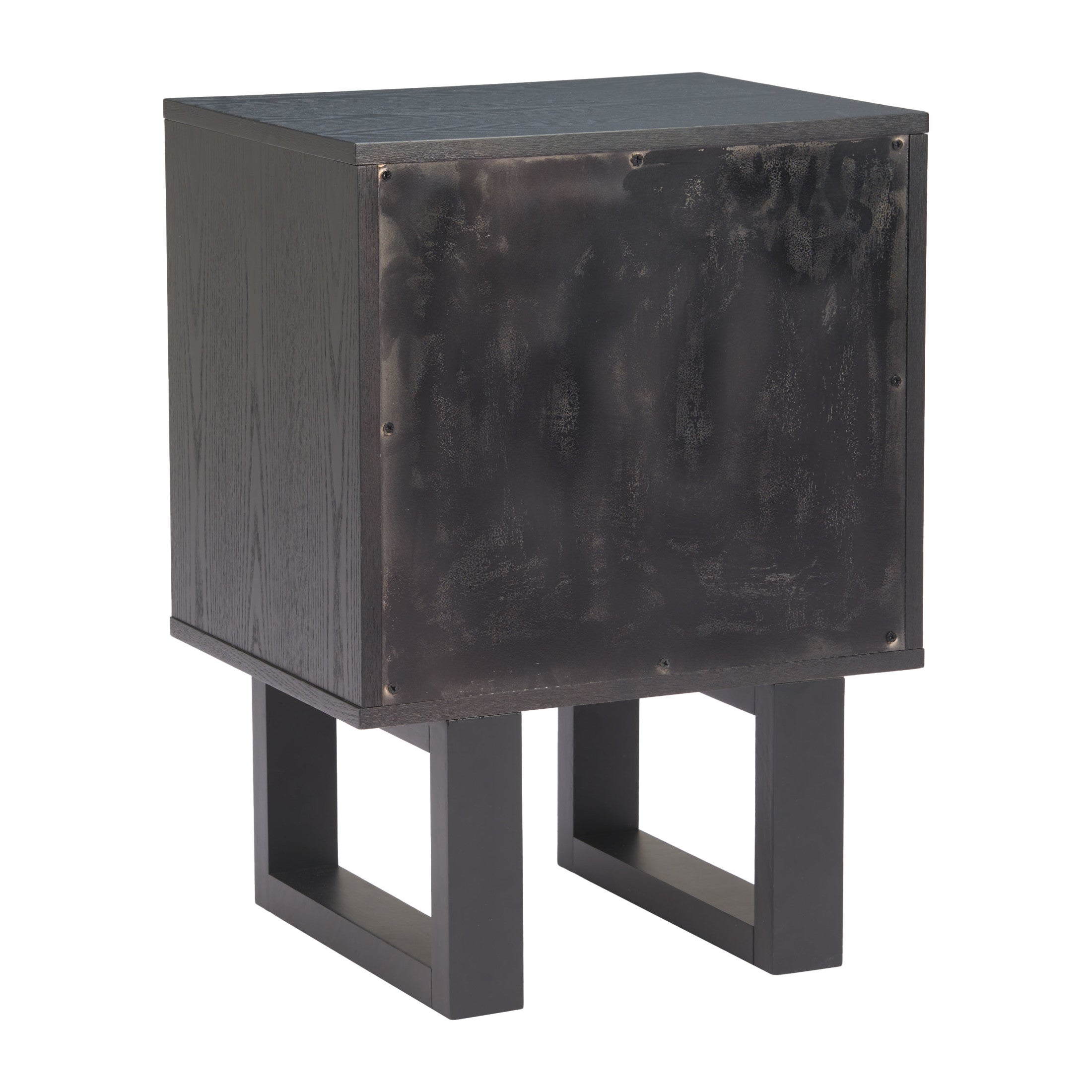Aremi Nightstand Brown & Black
