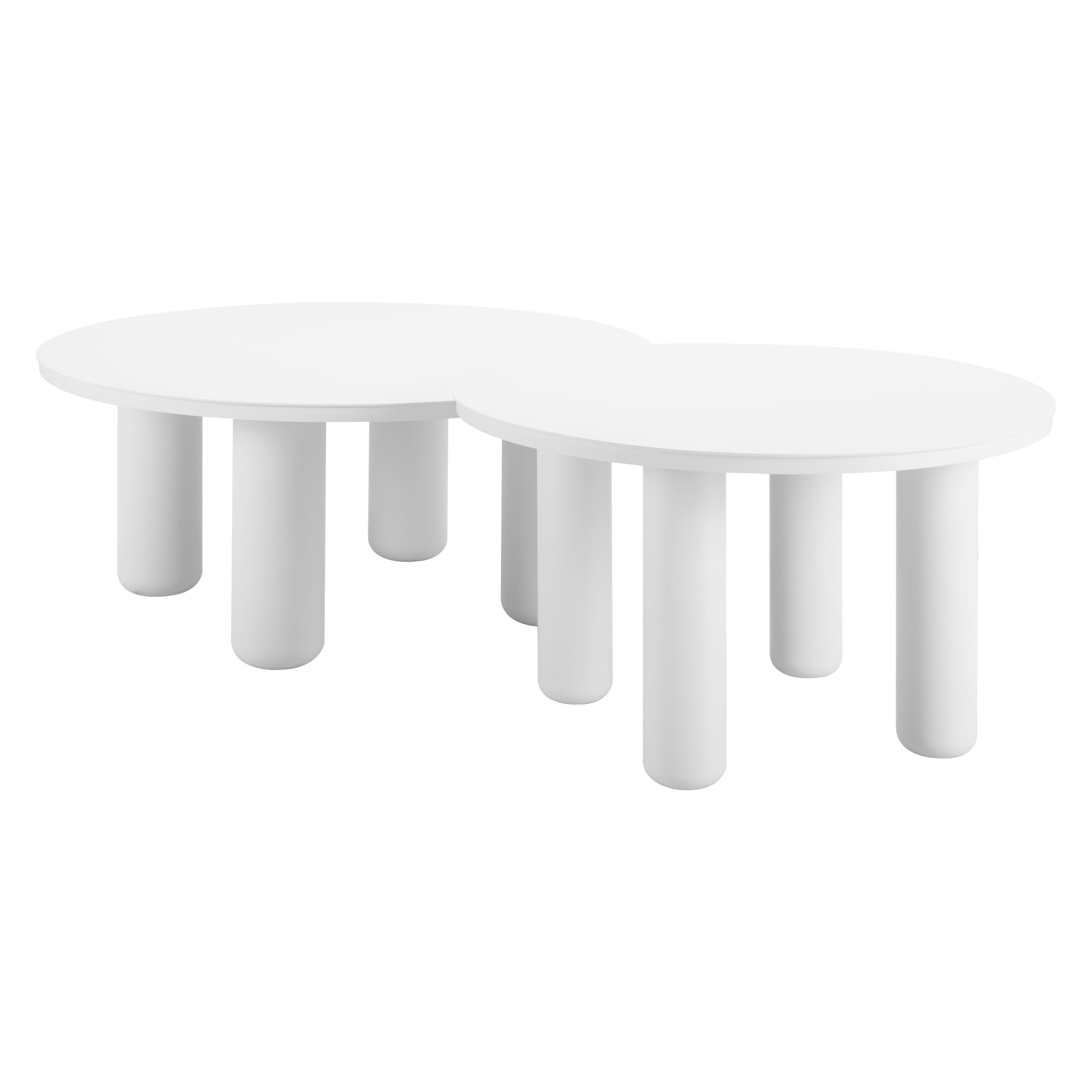 Ola Coffee Table Set (2-Piece) White