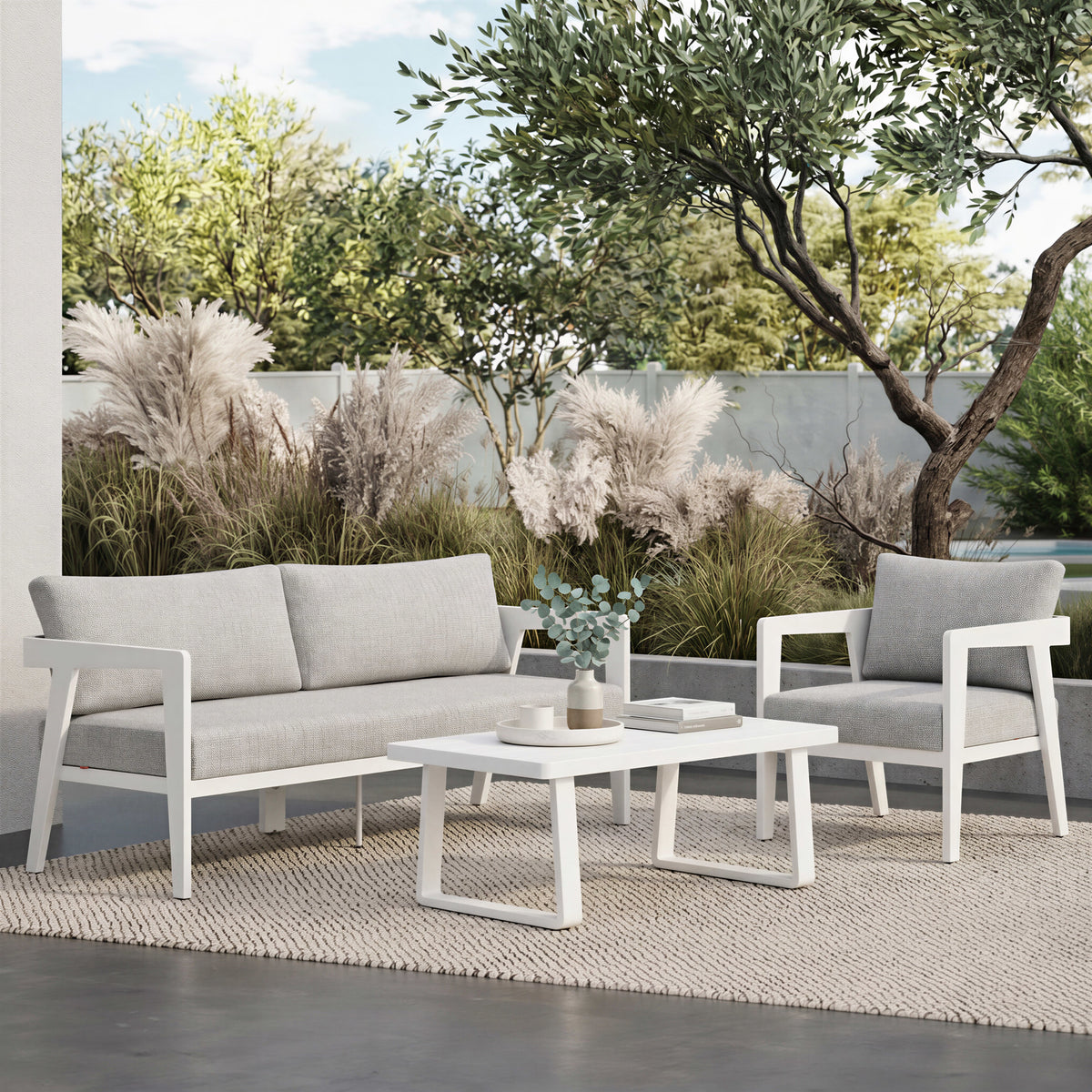 Roccia Armchair Gray