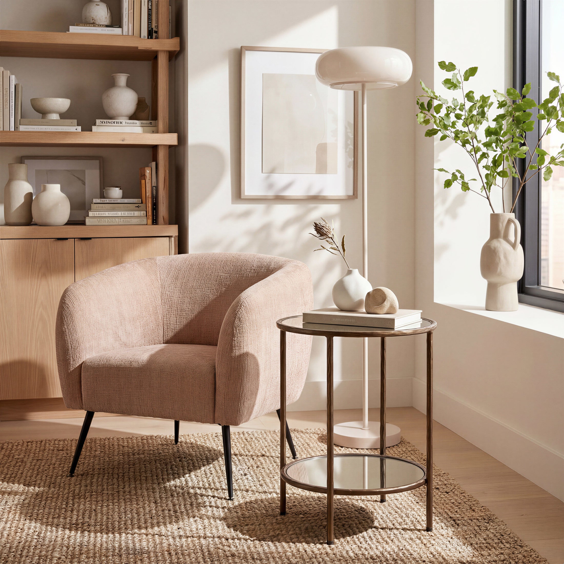 Anelli Side Table Bronze