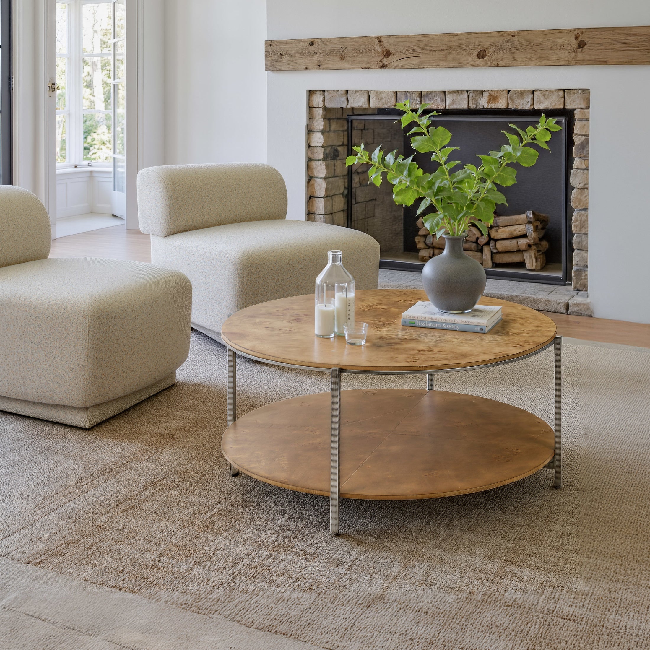 Adna Coffee Table Brown