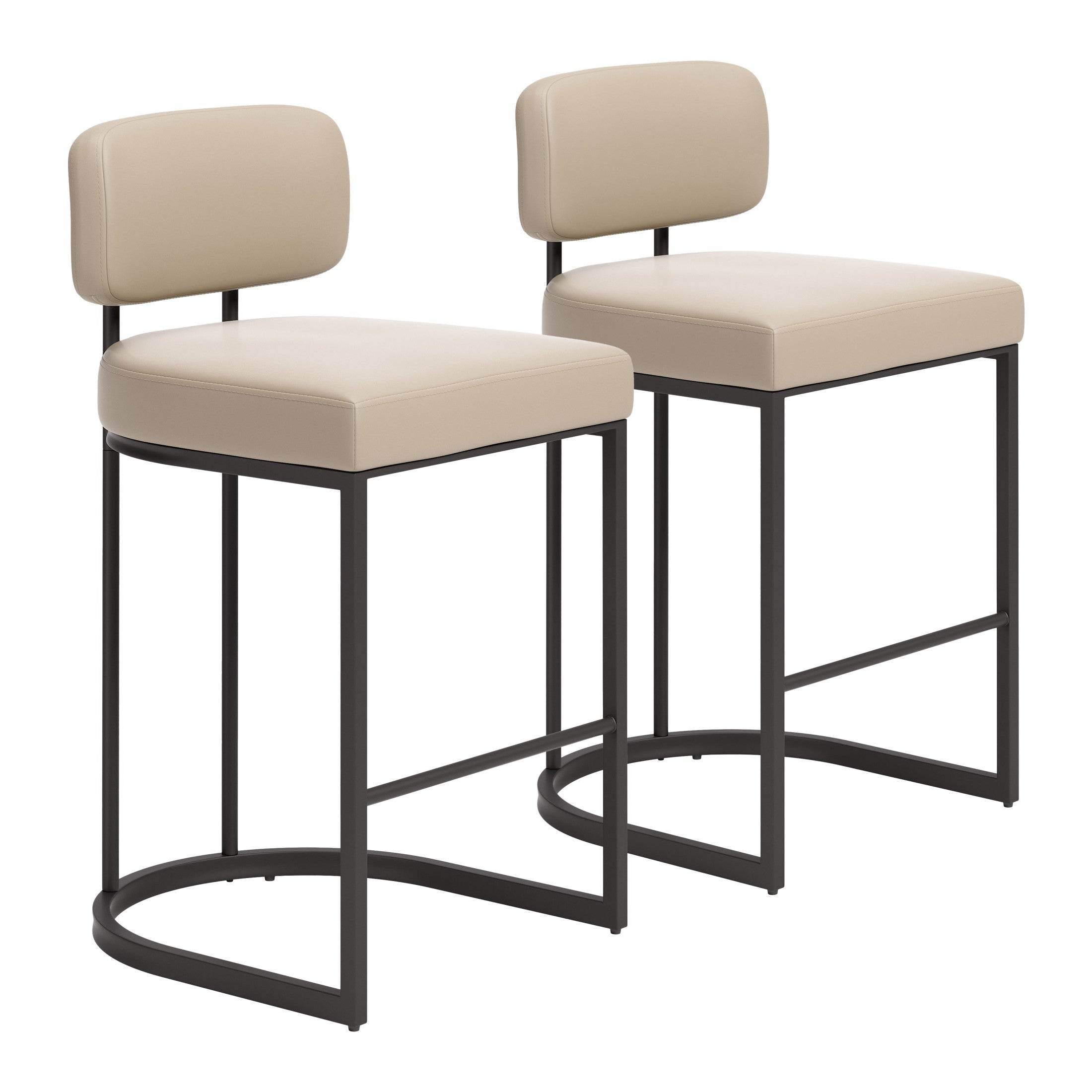 Velar Counter Stool (Set of 2) Gray