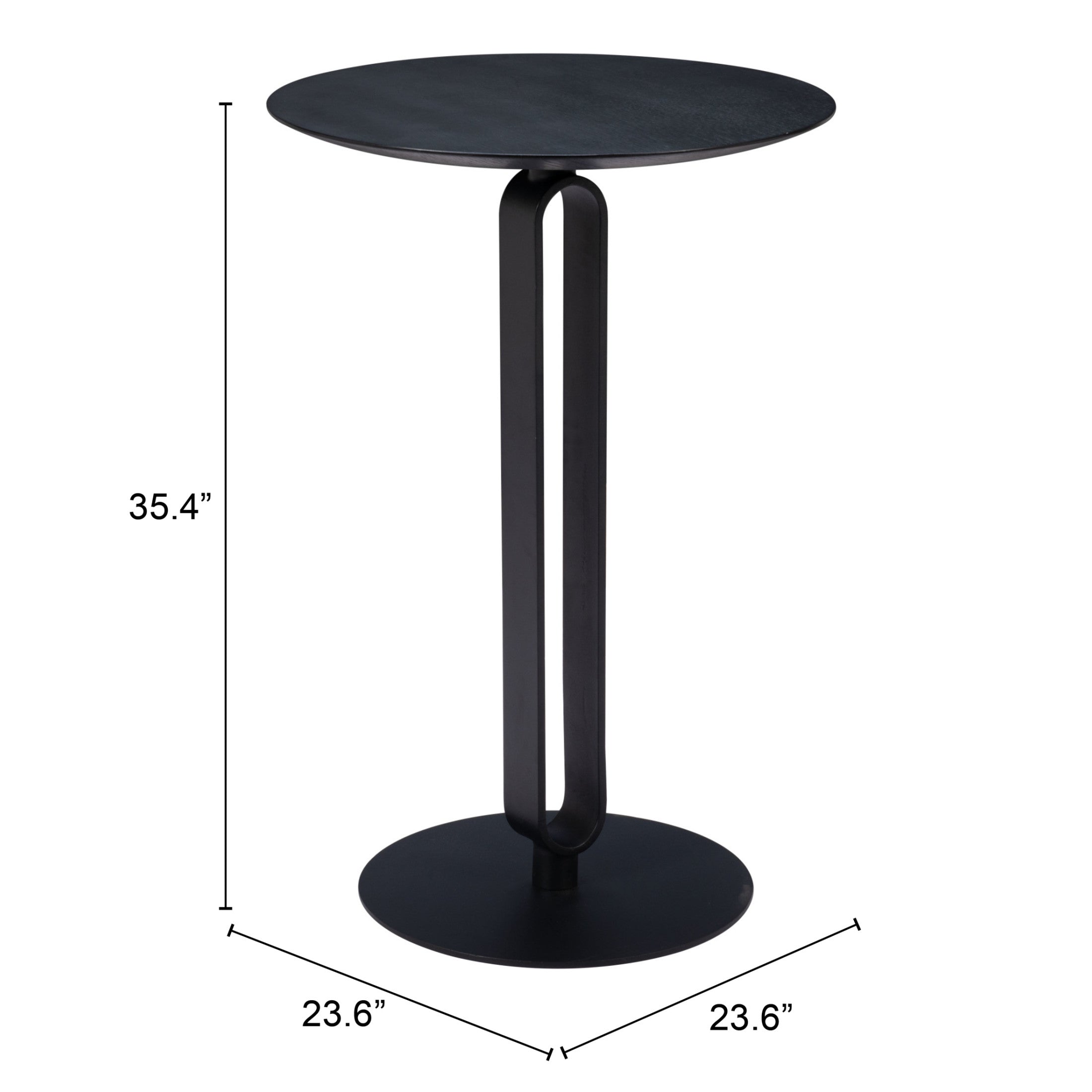 Derry Counter Table Black