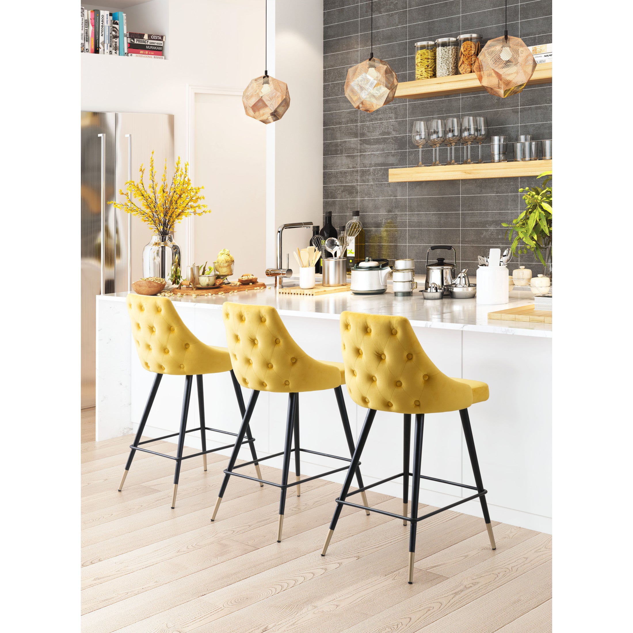 Piccolo Counter Stool Yellow
