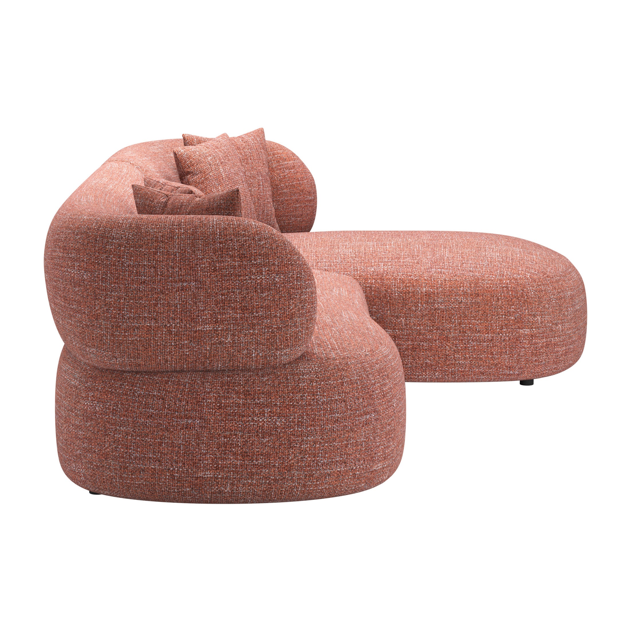 Venezia Chaise Sectional Brown