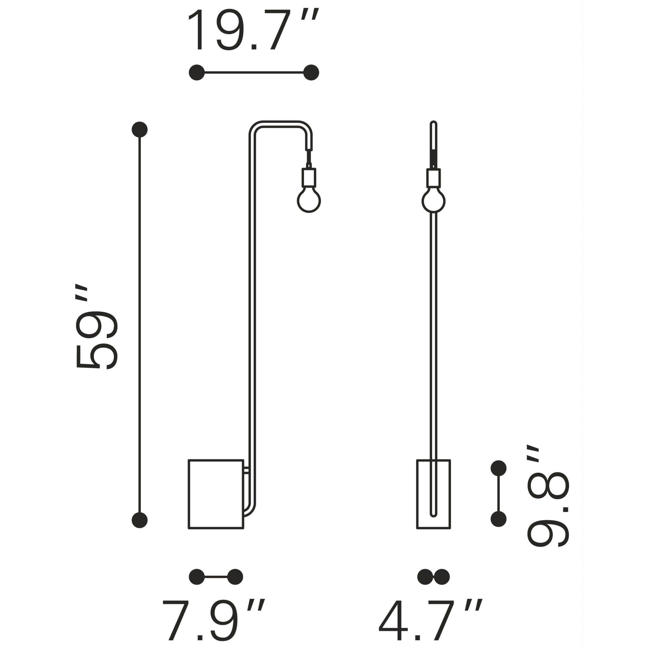 Lancia Floor Lamp Black
