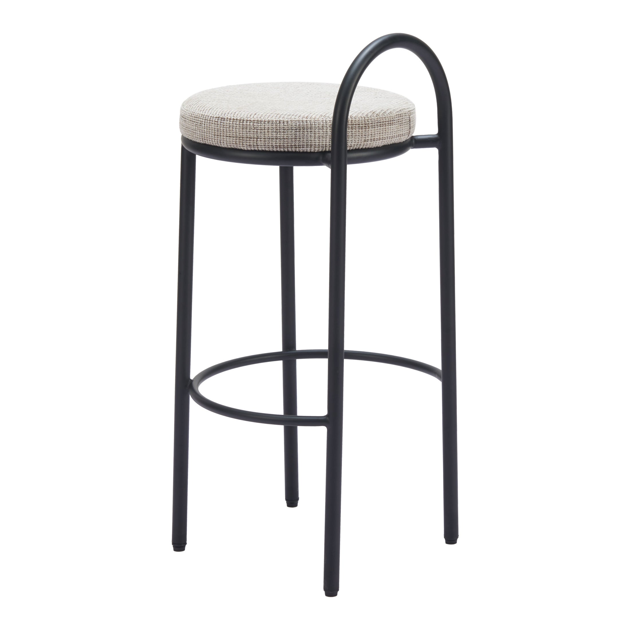 Sisal Barstool (Set of 2) Beige Tweed