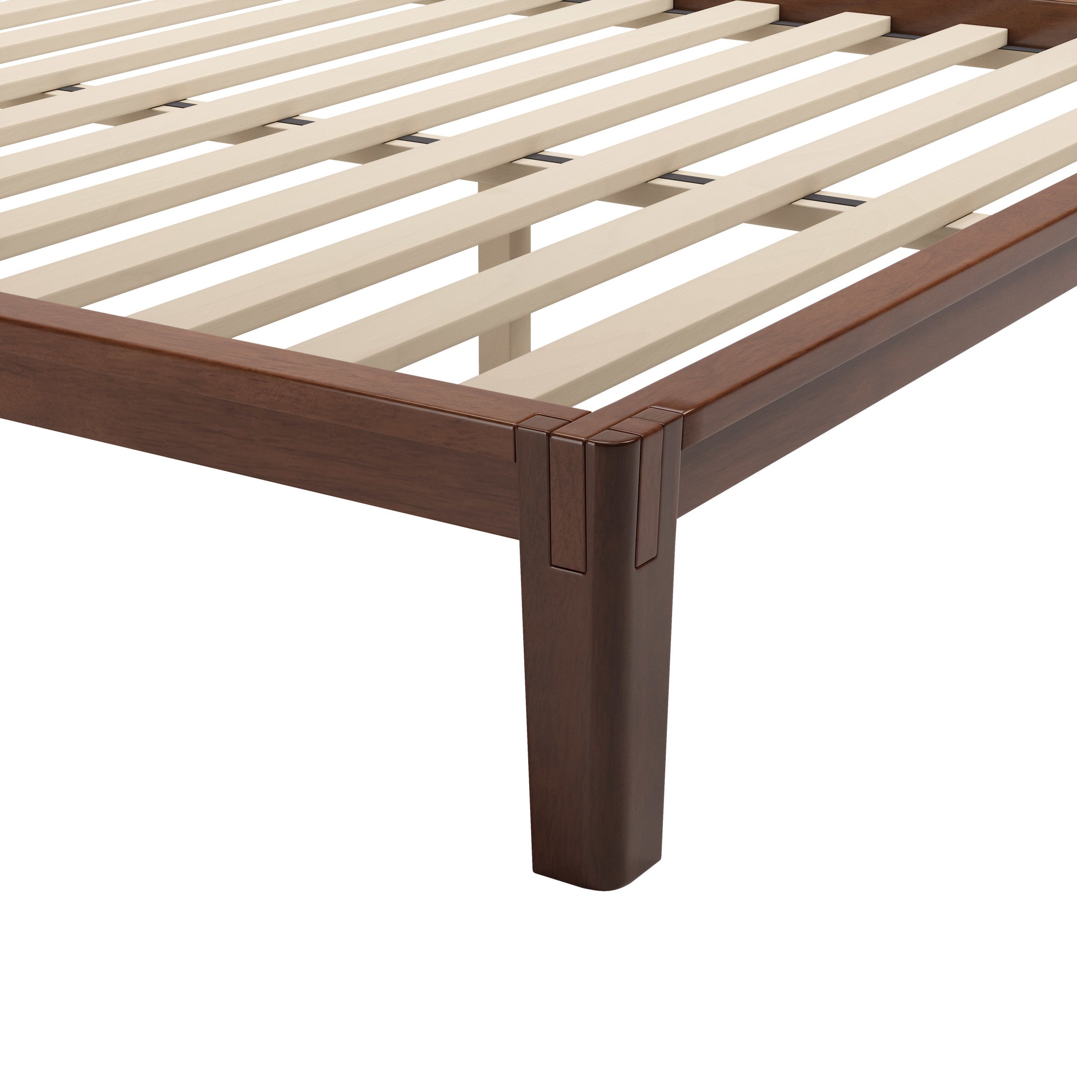 Luum Queen Platform Bed Frame Walnut