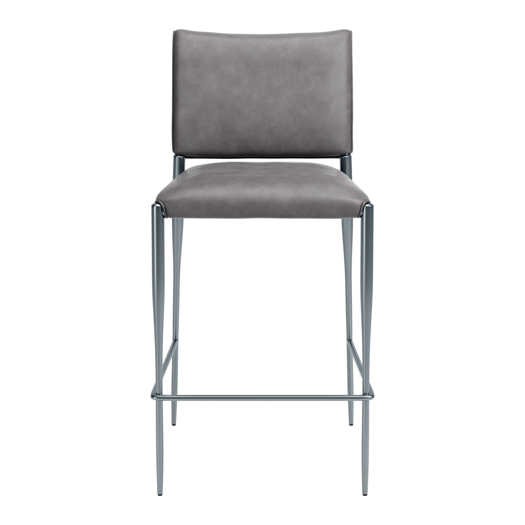 Freesia Barstool (Set of 2) Charcoal Gray
