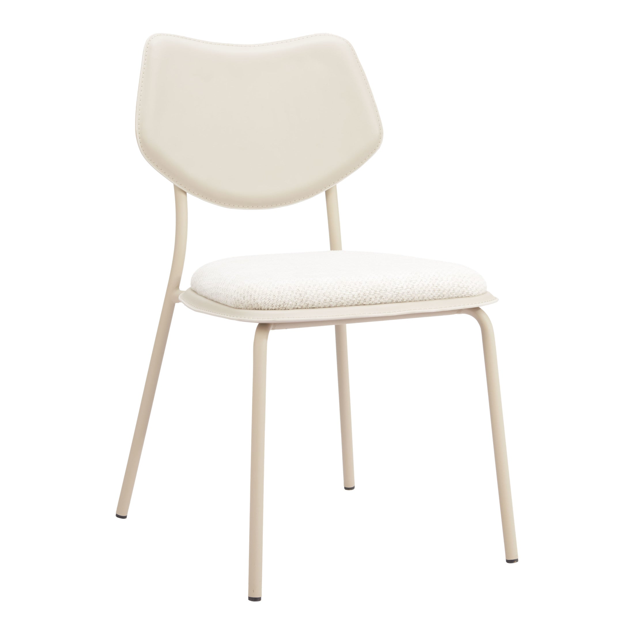 Zeal Dining Chair (Set of 4) Light Gray & Beige