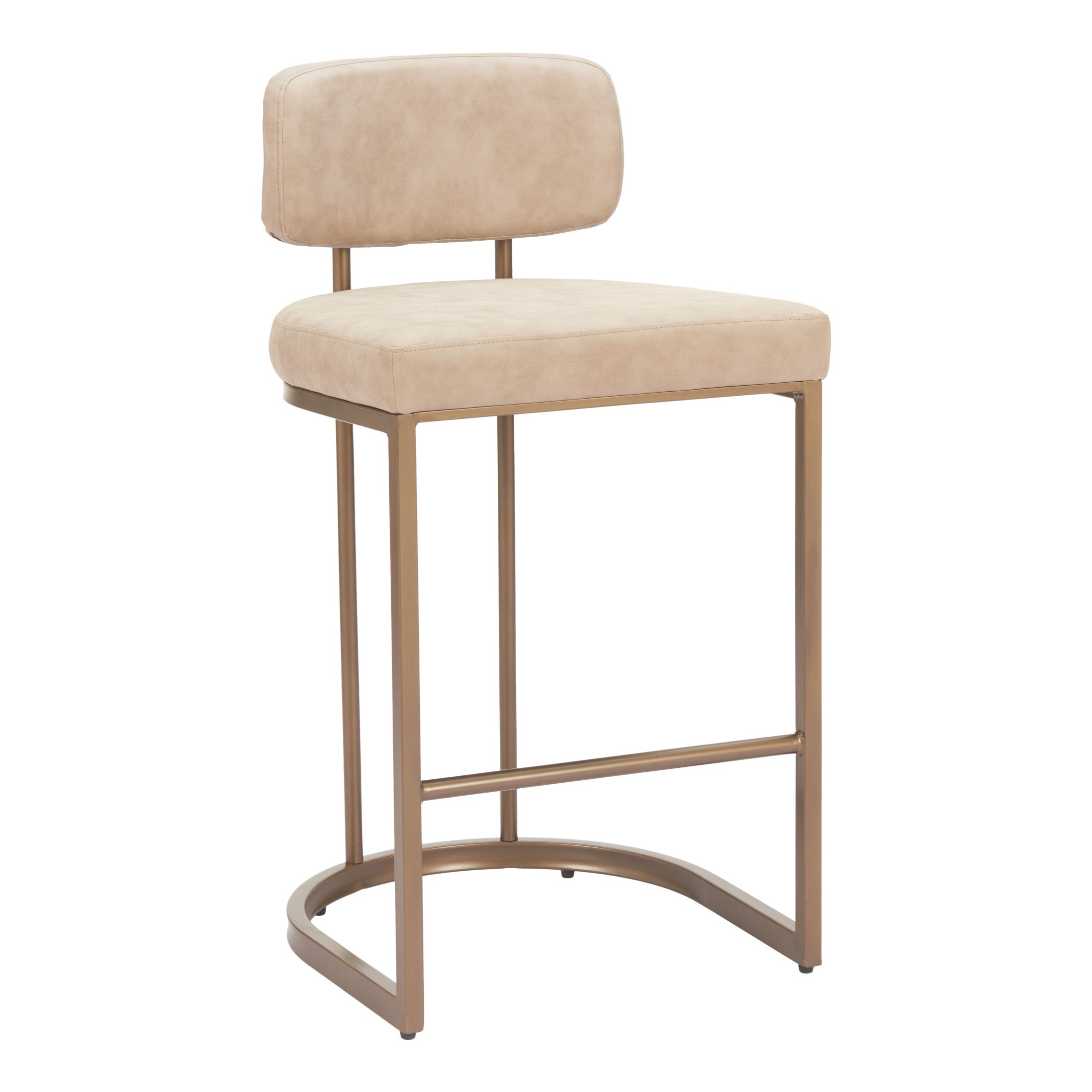Velar Counter Stool (Set of 2) Beige