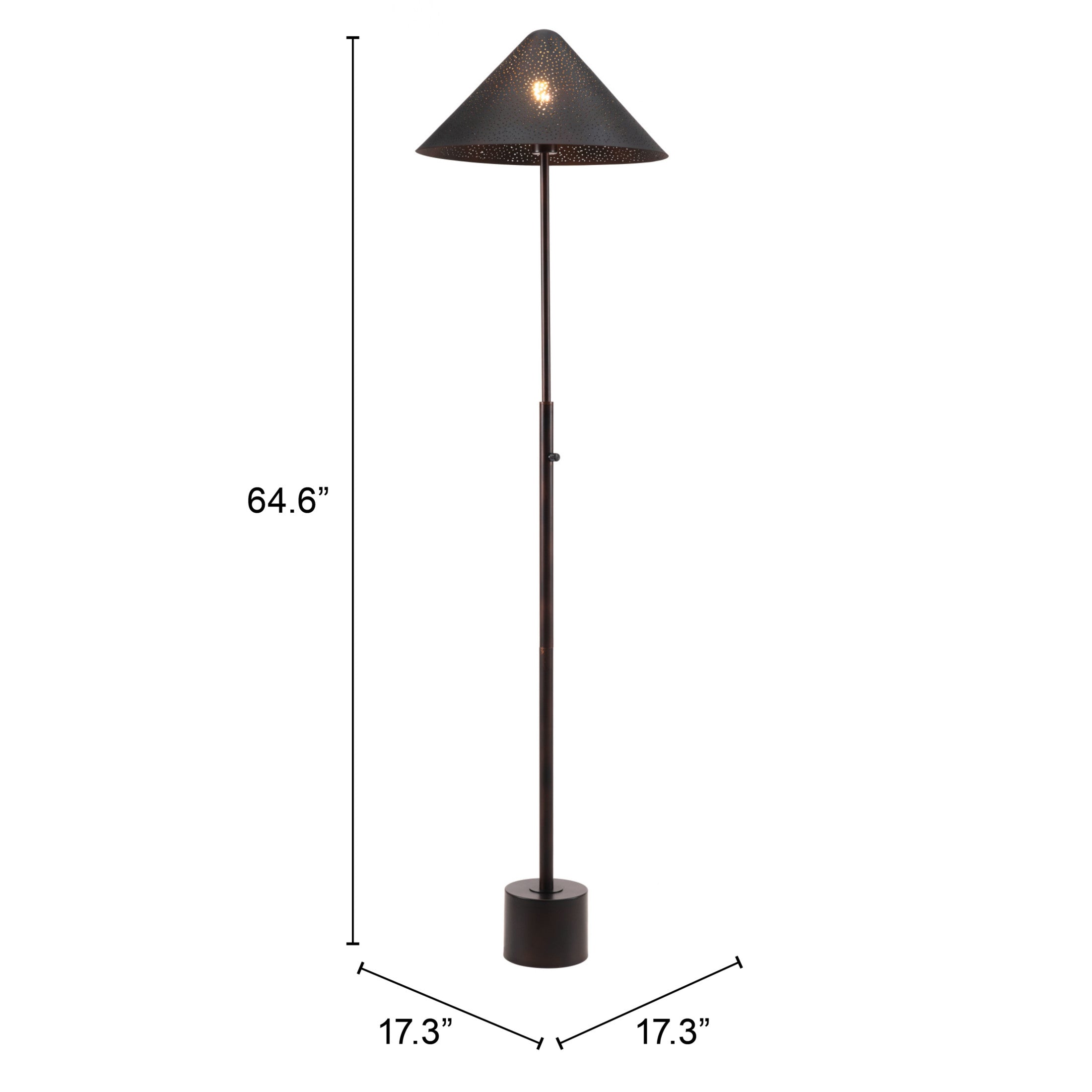Cardo Floor Lamp Bronze
