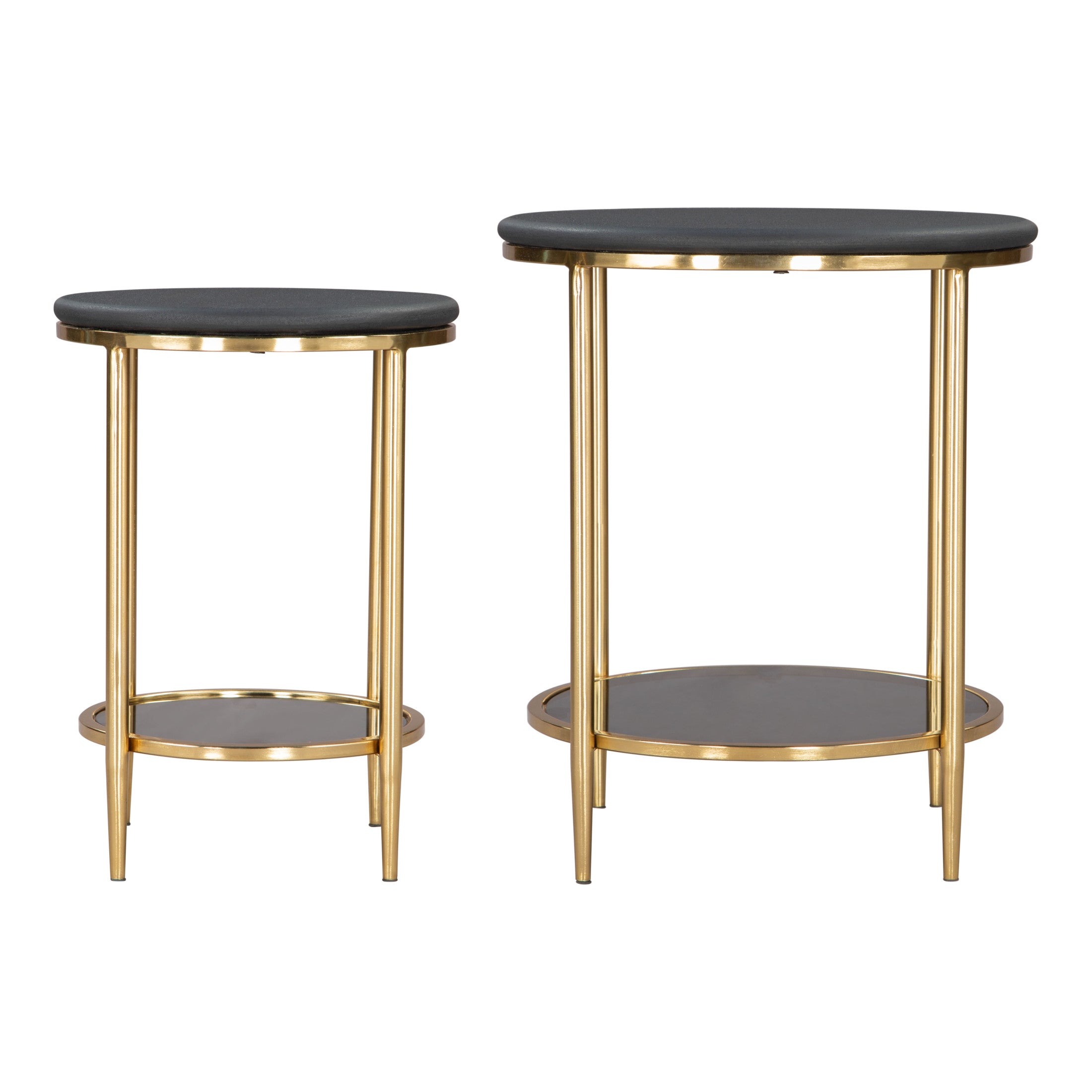 Koper Coffee Table Set (2-Piece) Black