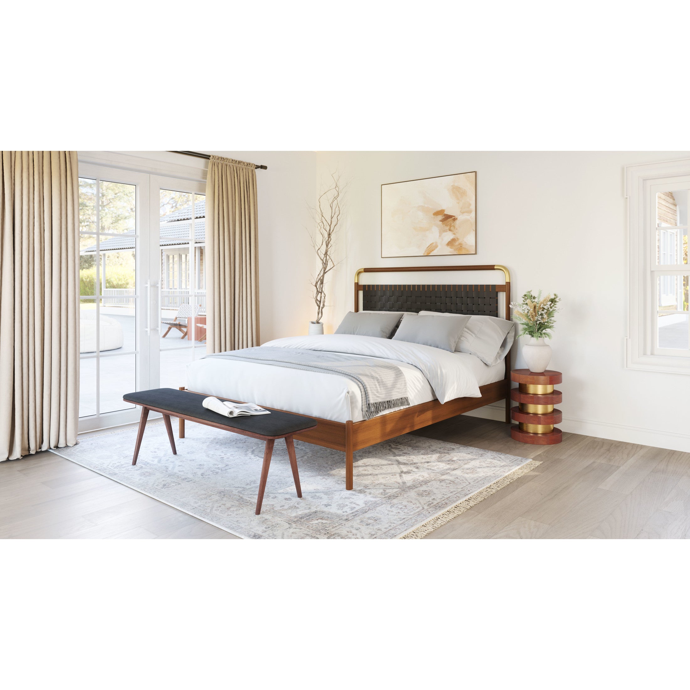 Marigot Side Table Walnut