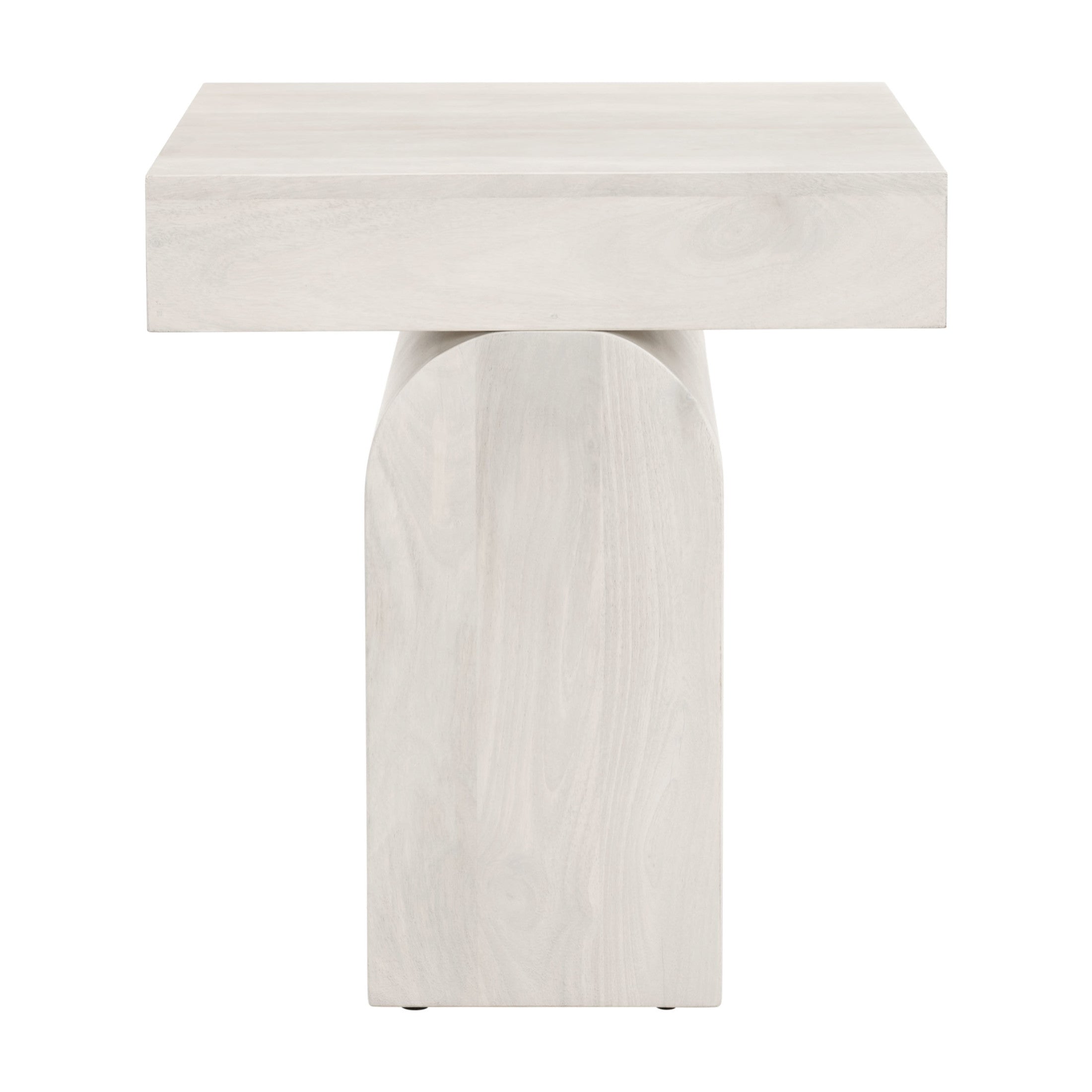 Kiel Side Table Whitewashed