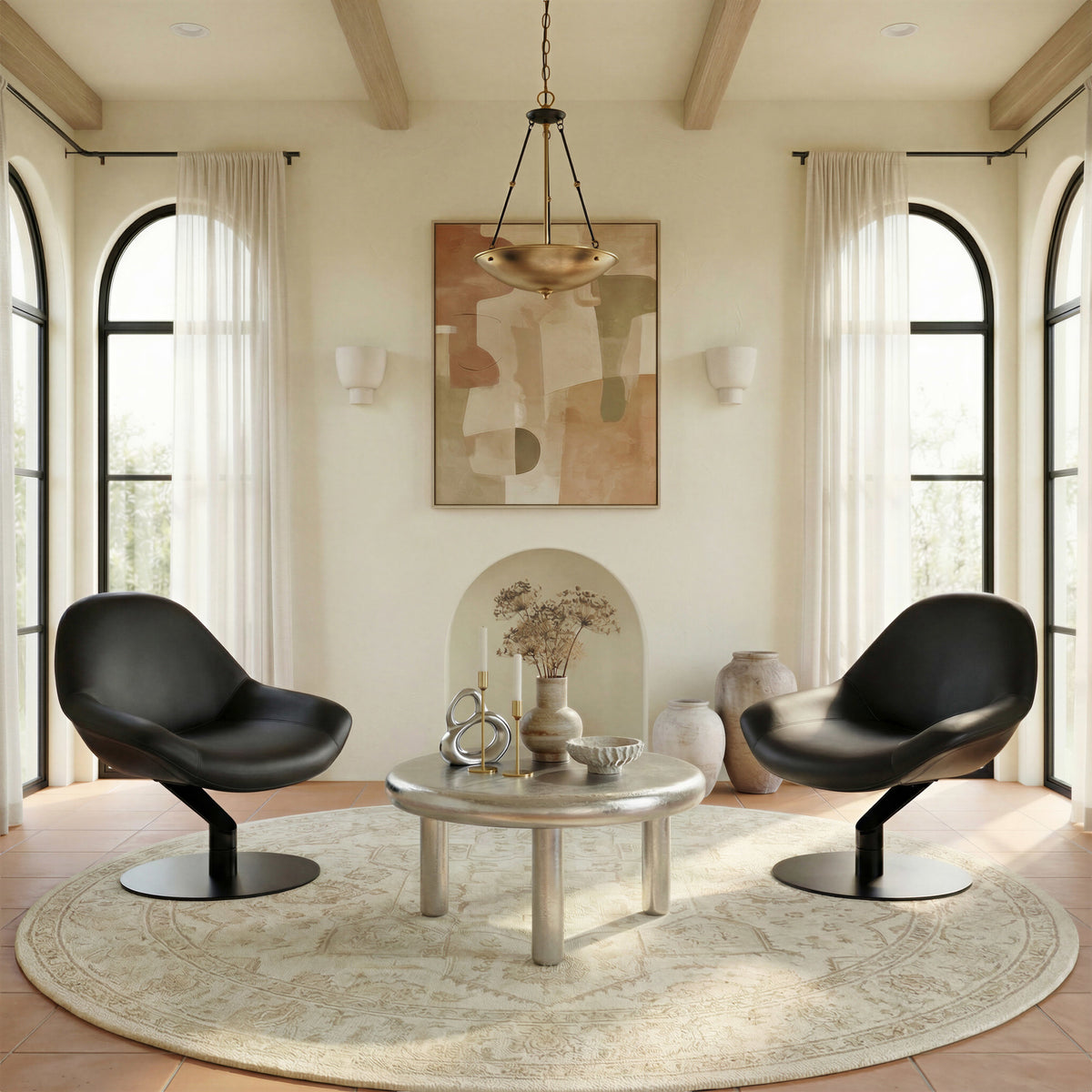 Poole Accent Chair Black