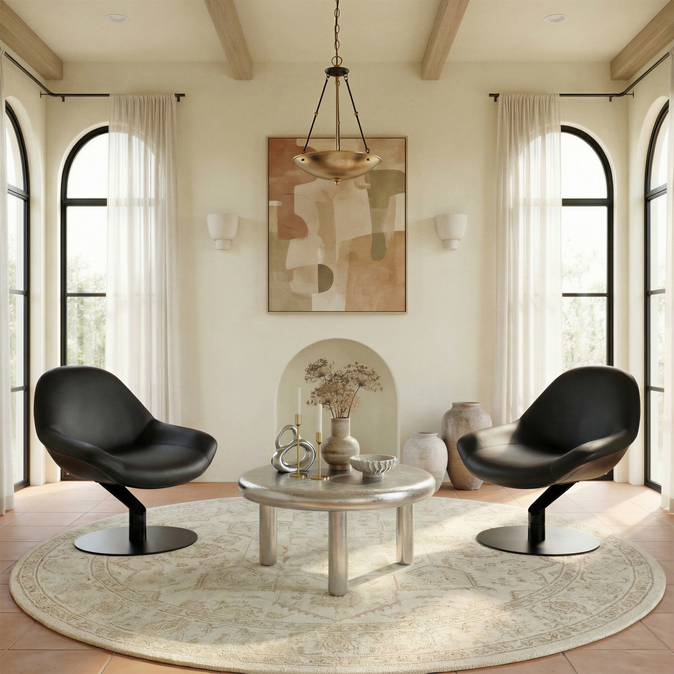 Arian Coffee Table Silver