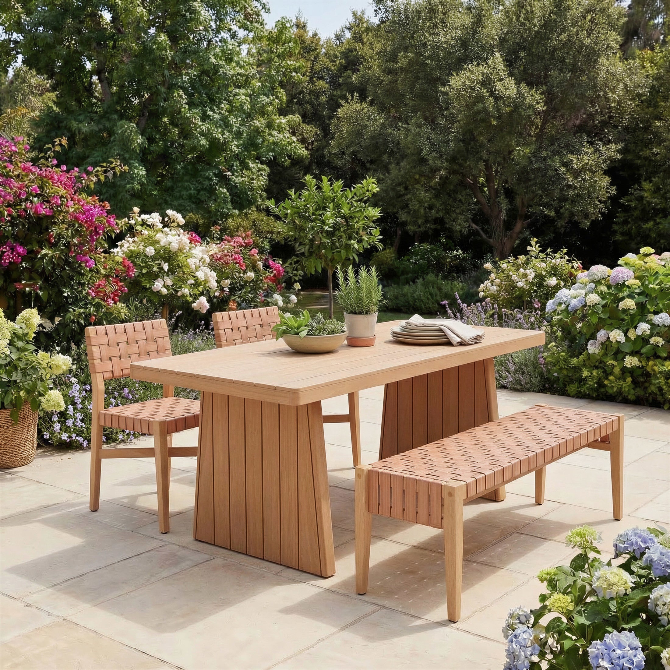 Mizuya Bench Brown
