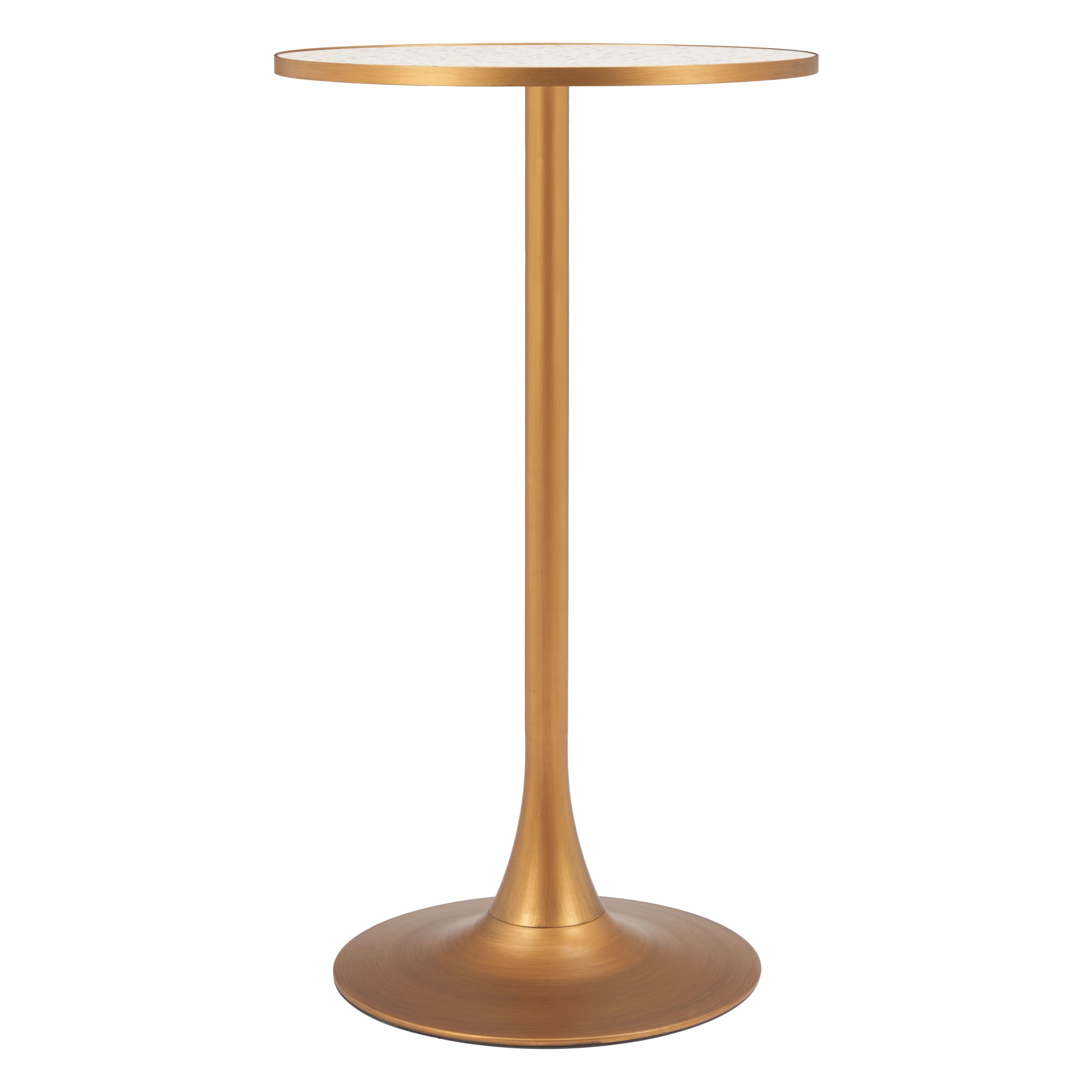 Bite Bar Table Beige & Gold