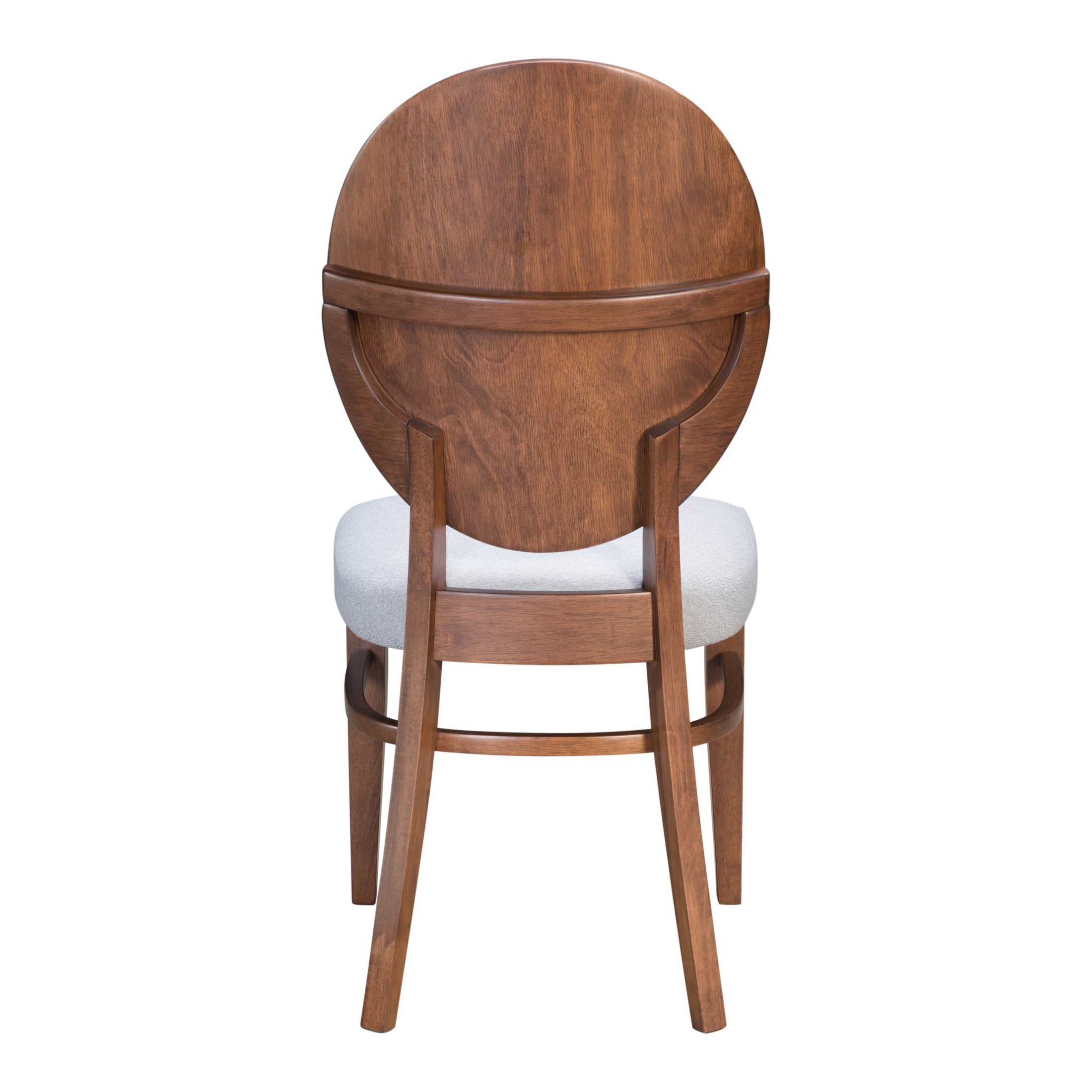 Regents Dining Chair (Set of 2) Walnut & Light Gray
