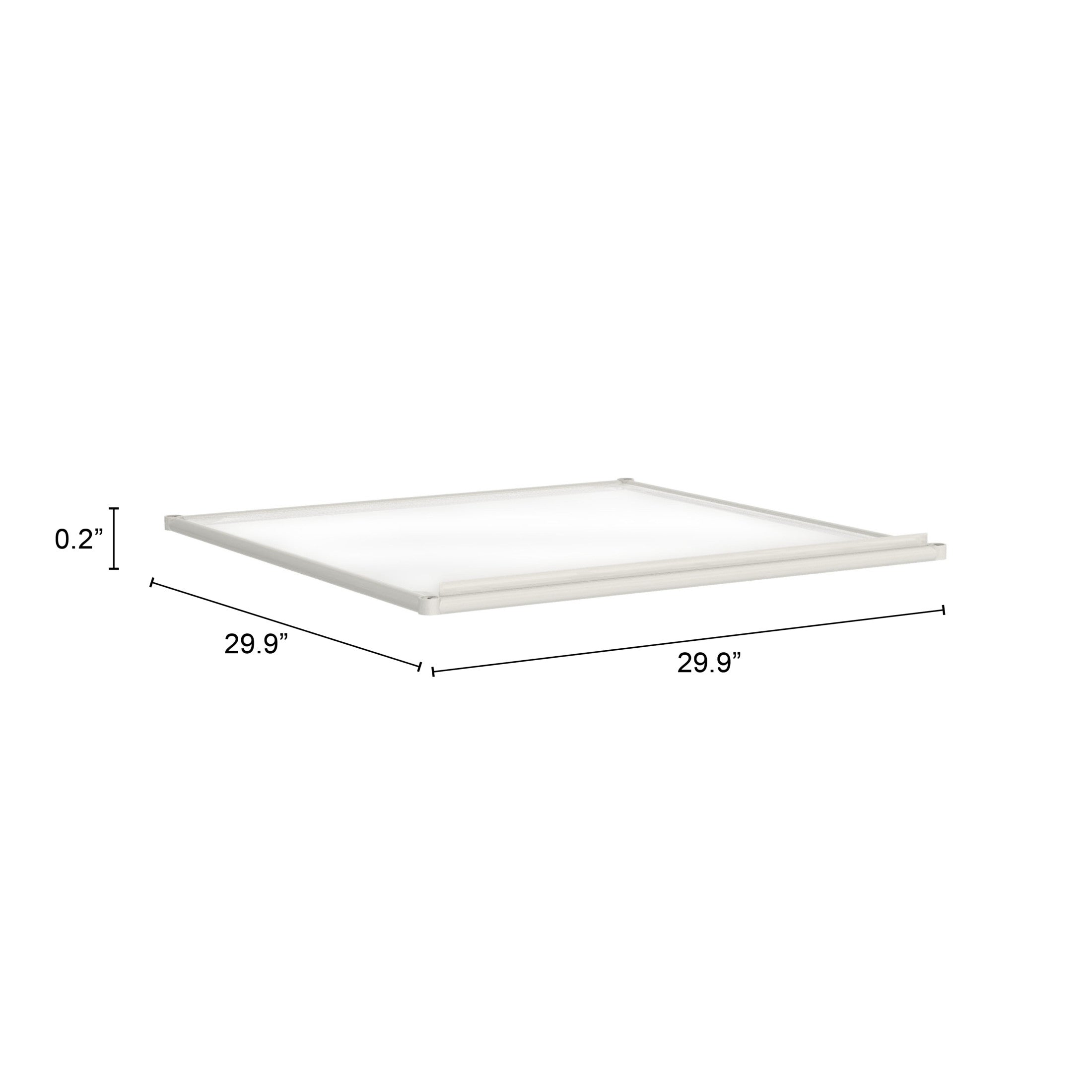 Zuo Adjustable Shelf Light Gray