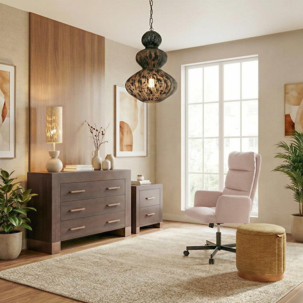 Sable Office Chair Ivory
