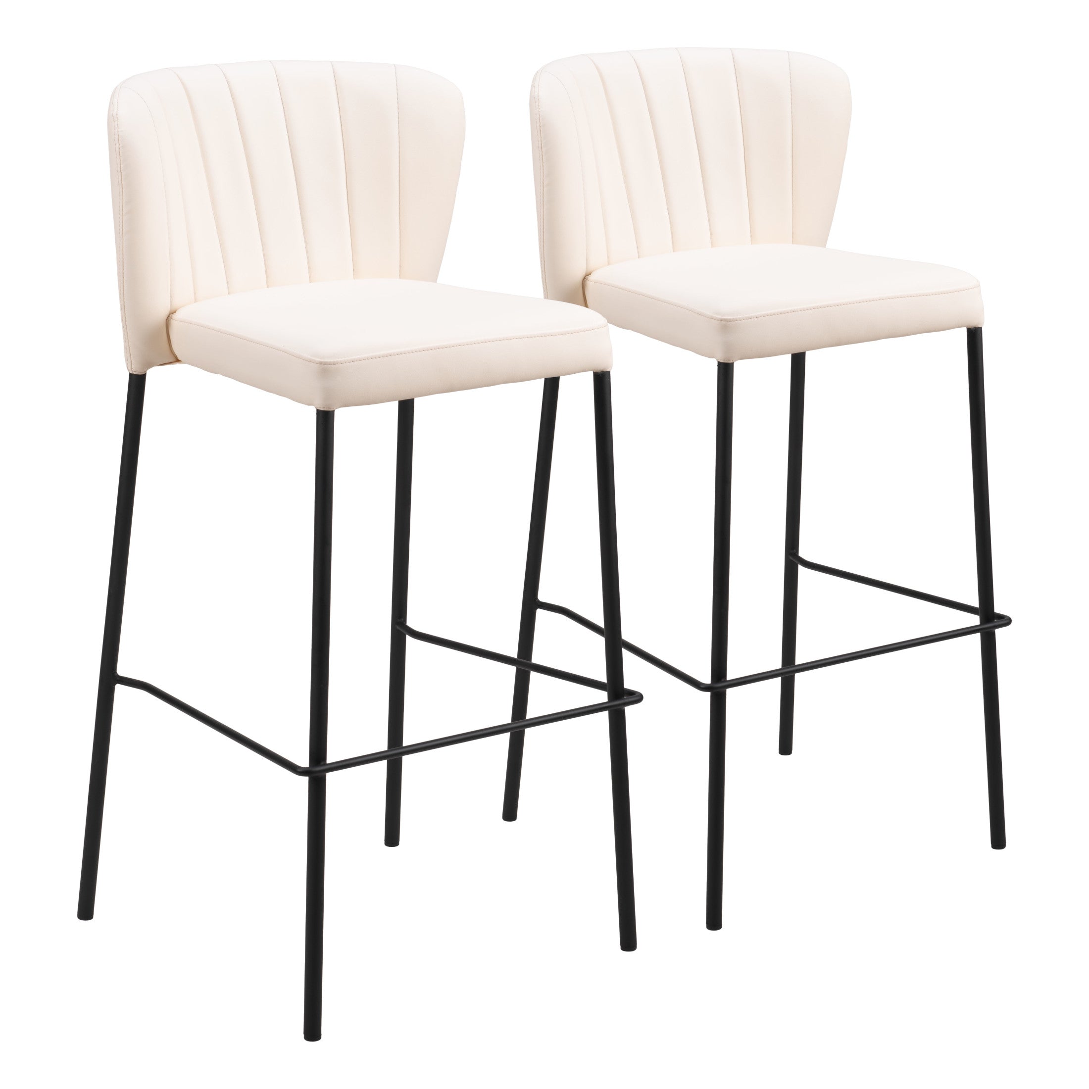 Linz Barstool (Set of 2) Cream