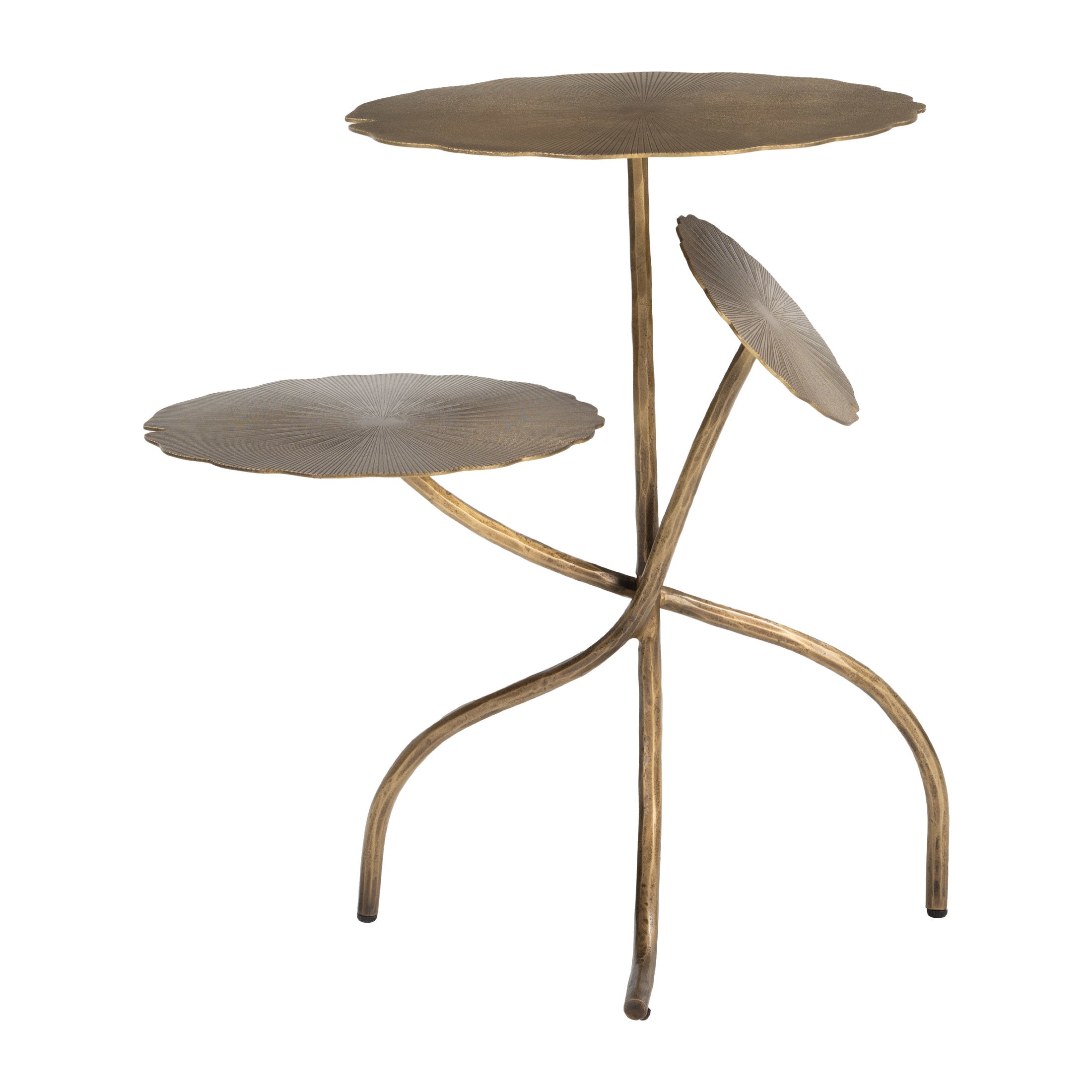 Mavro Accent Table Brass