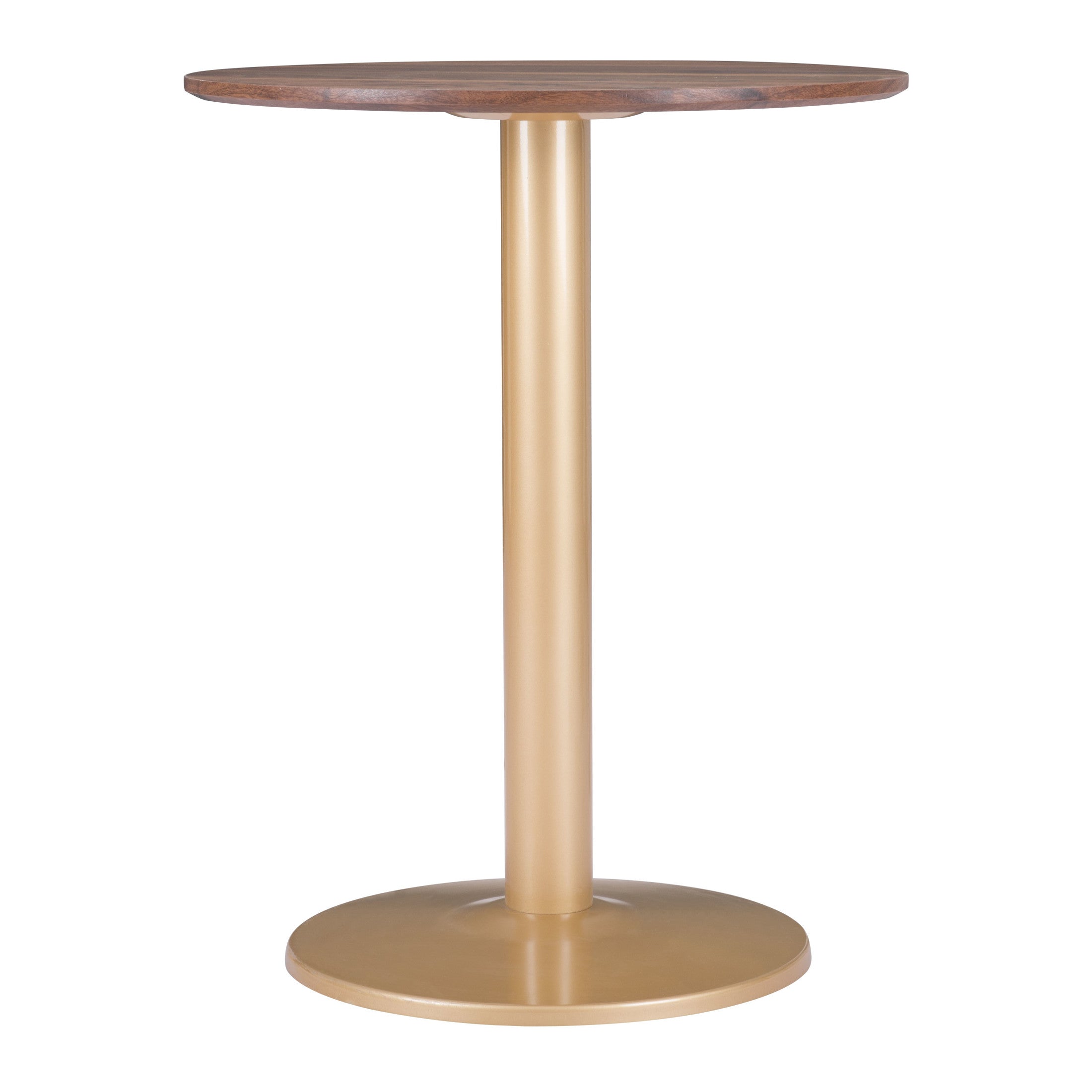 Alto Bistro Table Brown & Gold