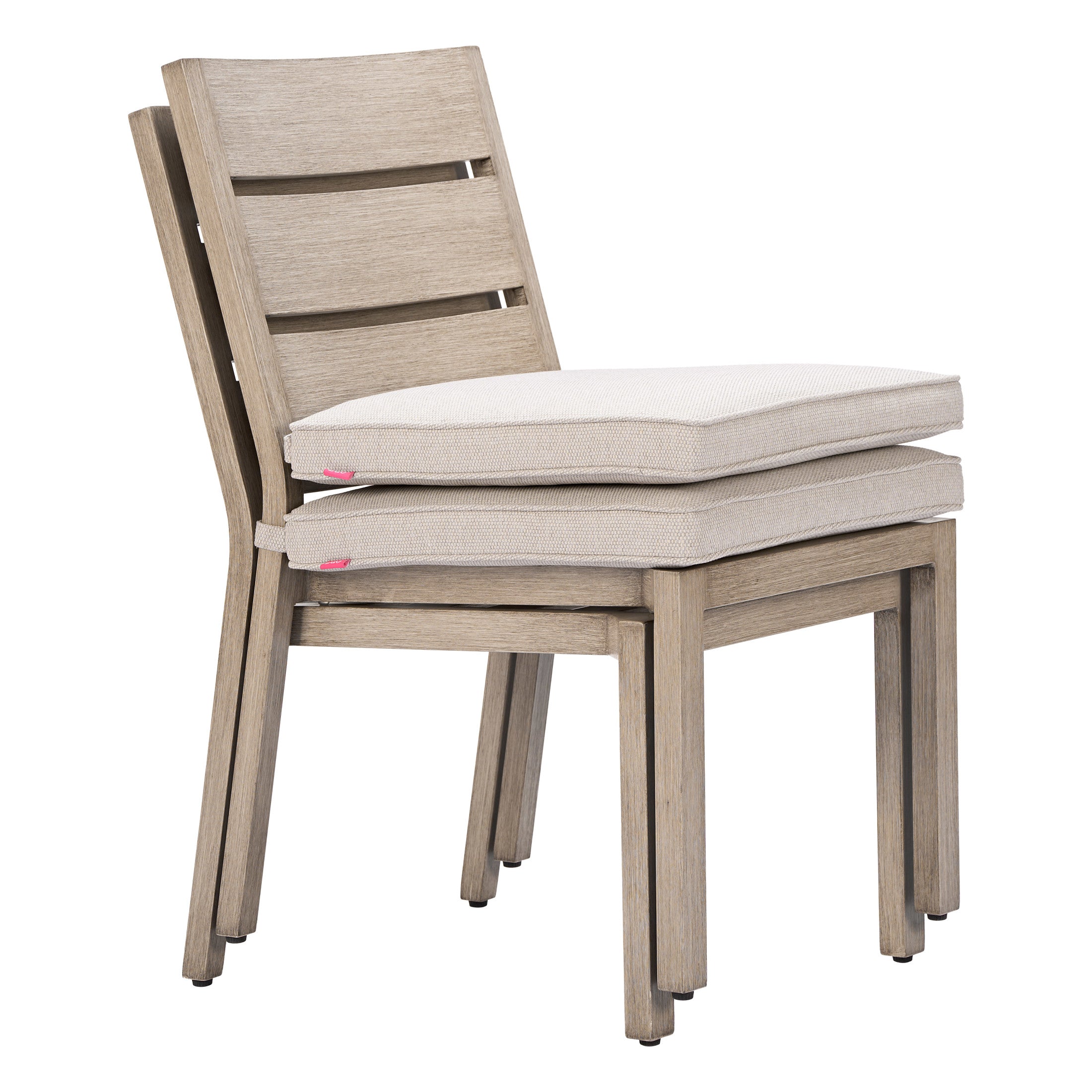 Reefline Armless Dining Chair (Set of 2) Gray