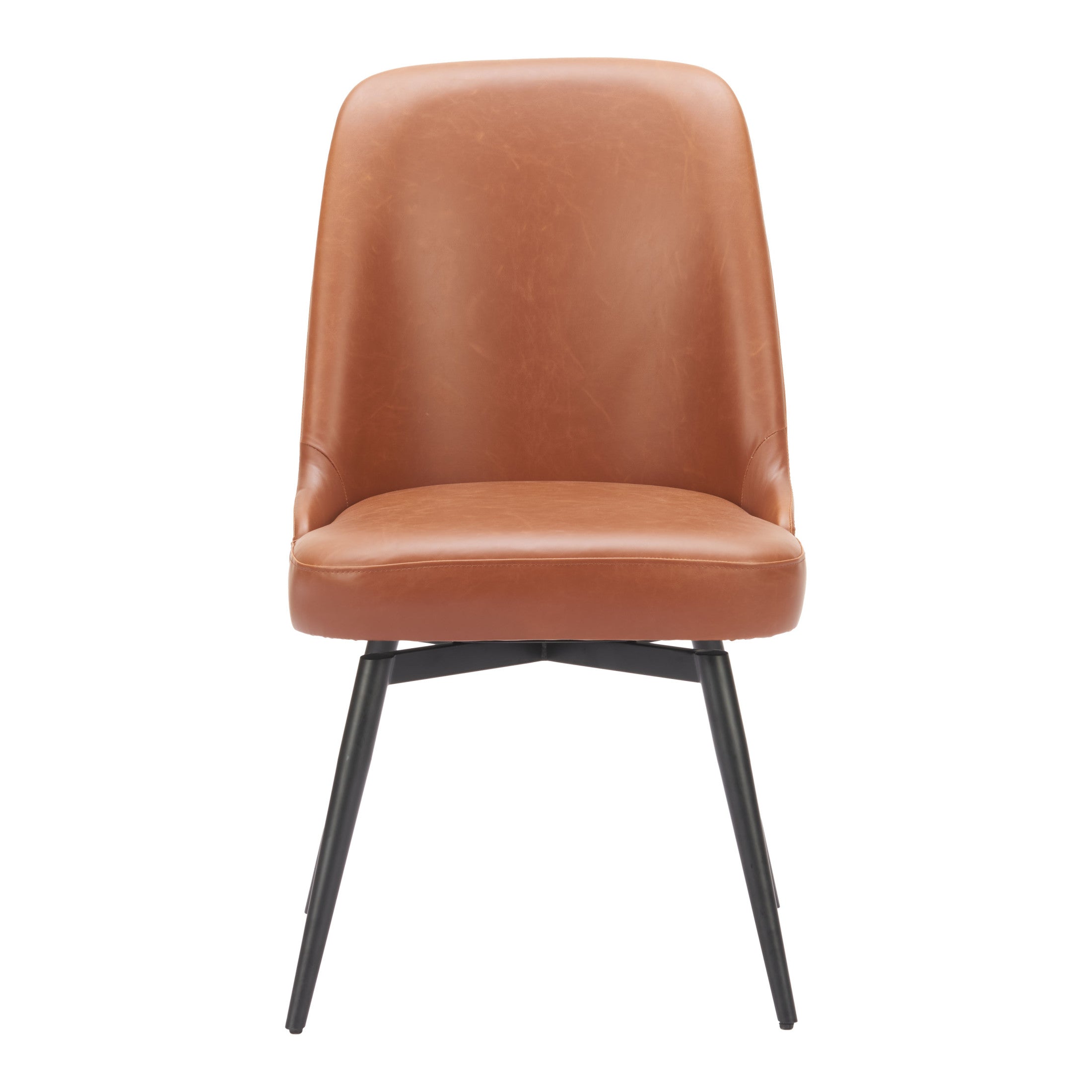 Keppel Swivel Dining Chair (Set of 2) Brown